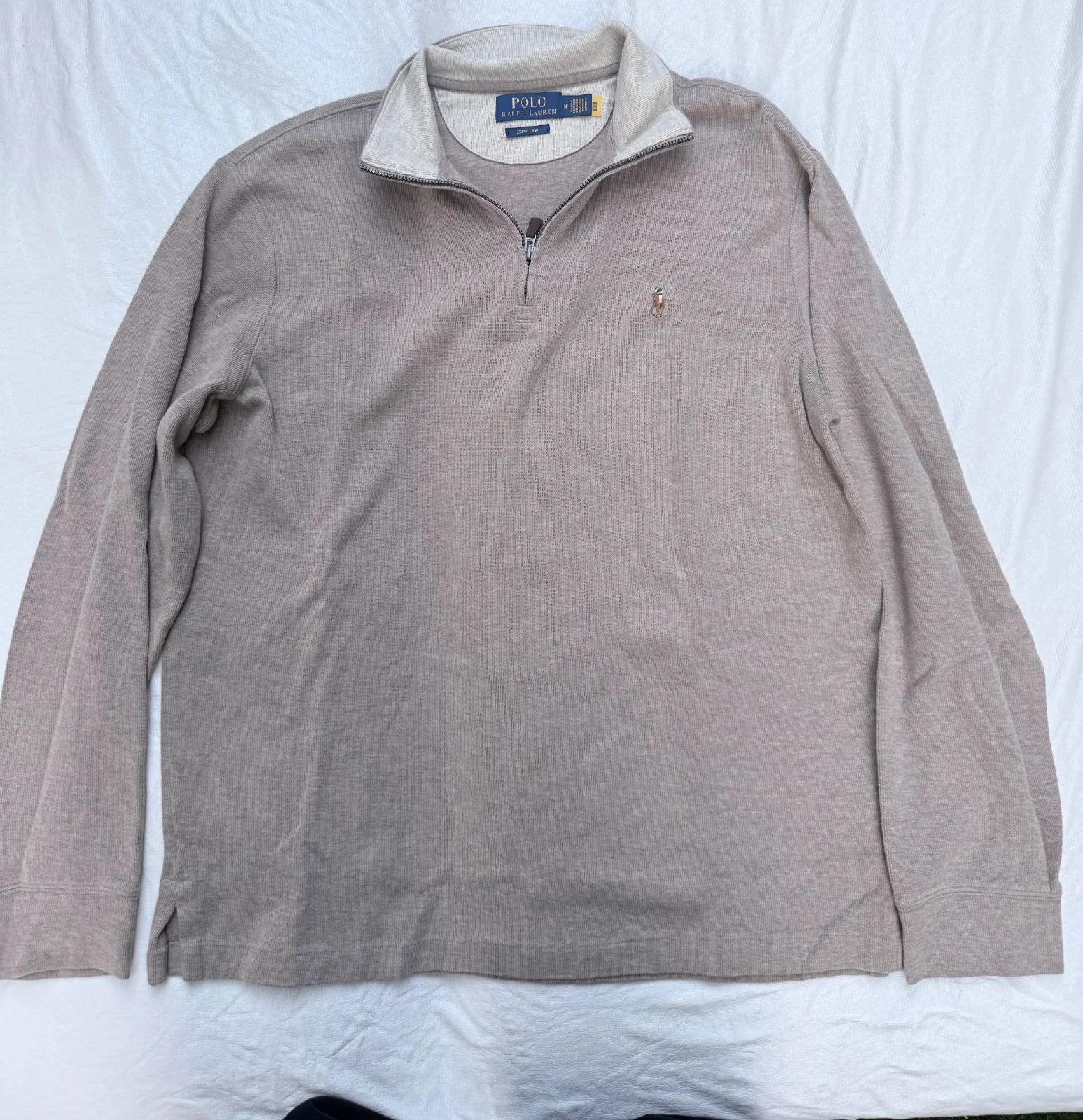 סריג quarter zip אפור · Polo Ralph Lauren