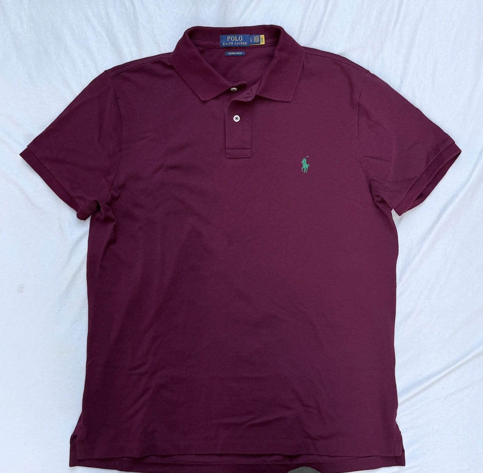חולצת פולו בורדו · Polo Ralph Lauren
