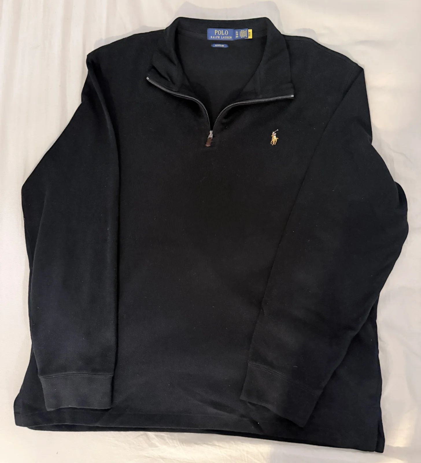 סריג quarter zip שחור · Polo Ralph Lauren