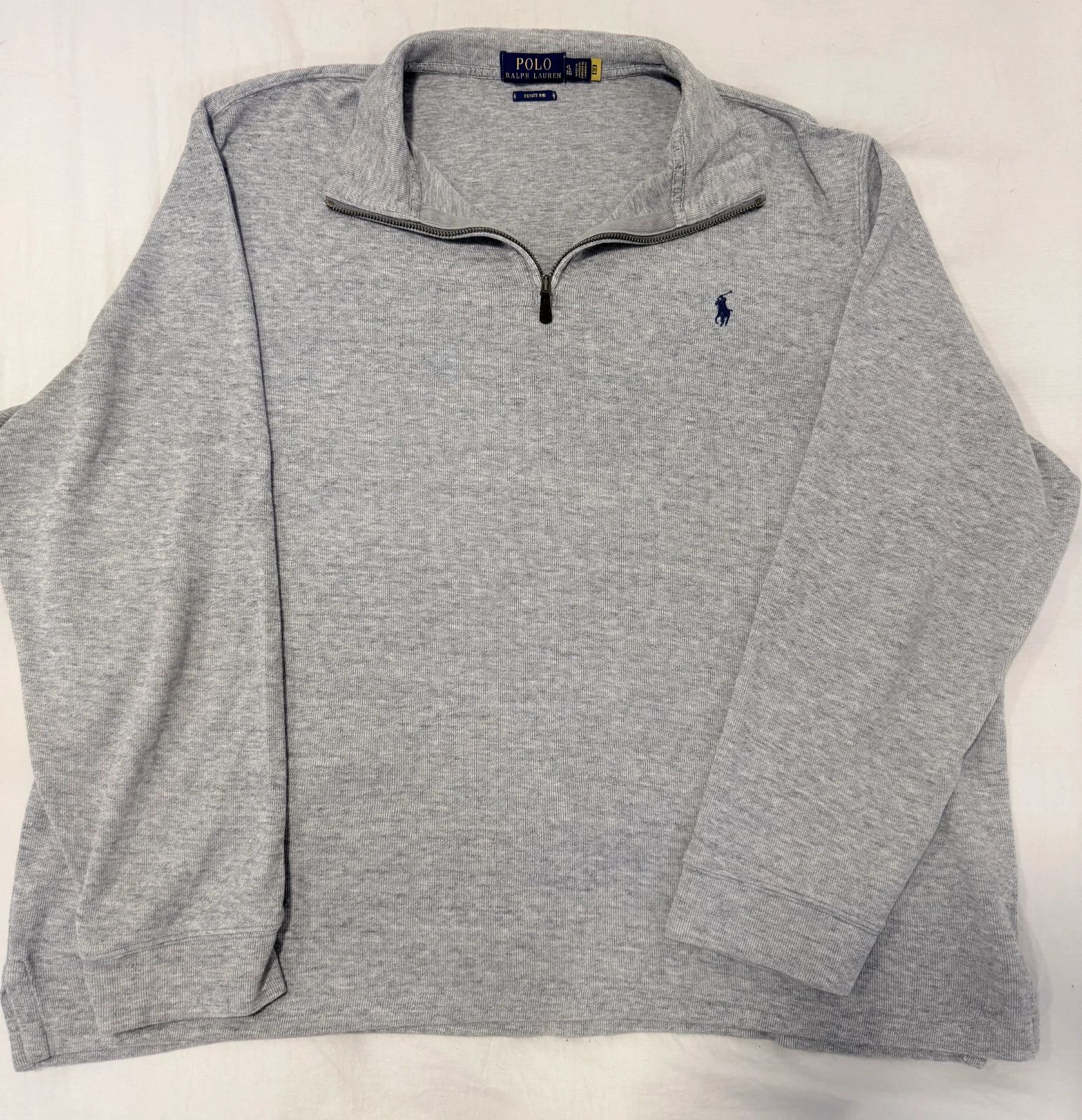 סריג quarter zip אפור · Polo Ralph Lauren
