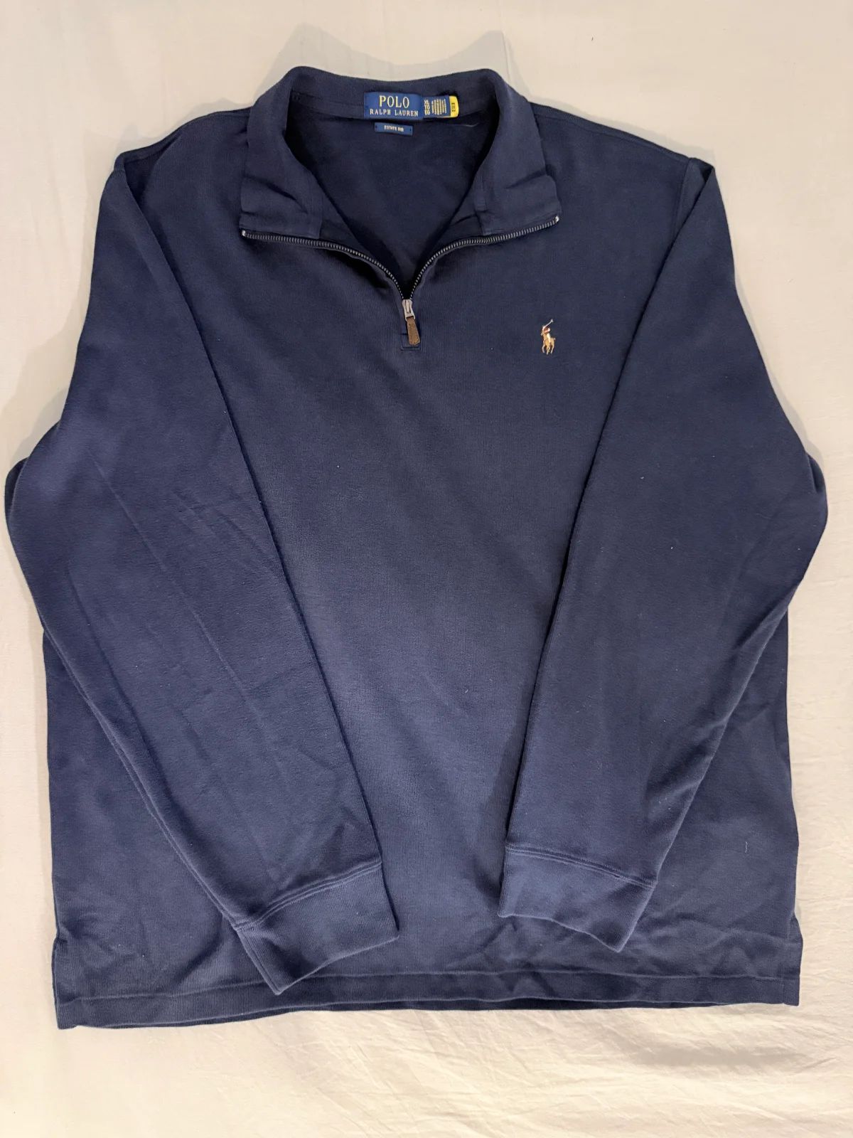 סריג quarter zip נייבי · Polo Ralph Lauren