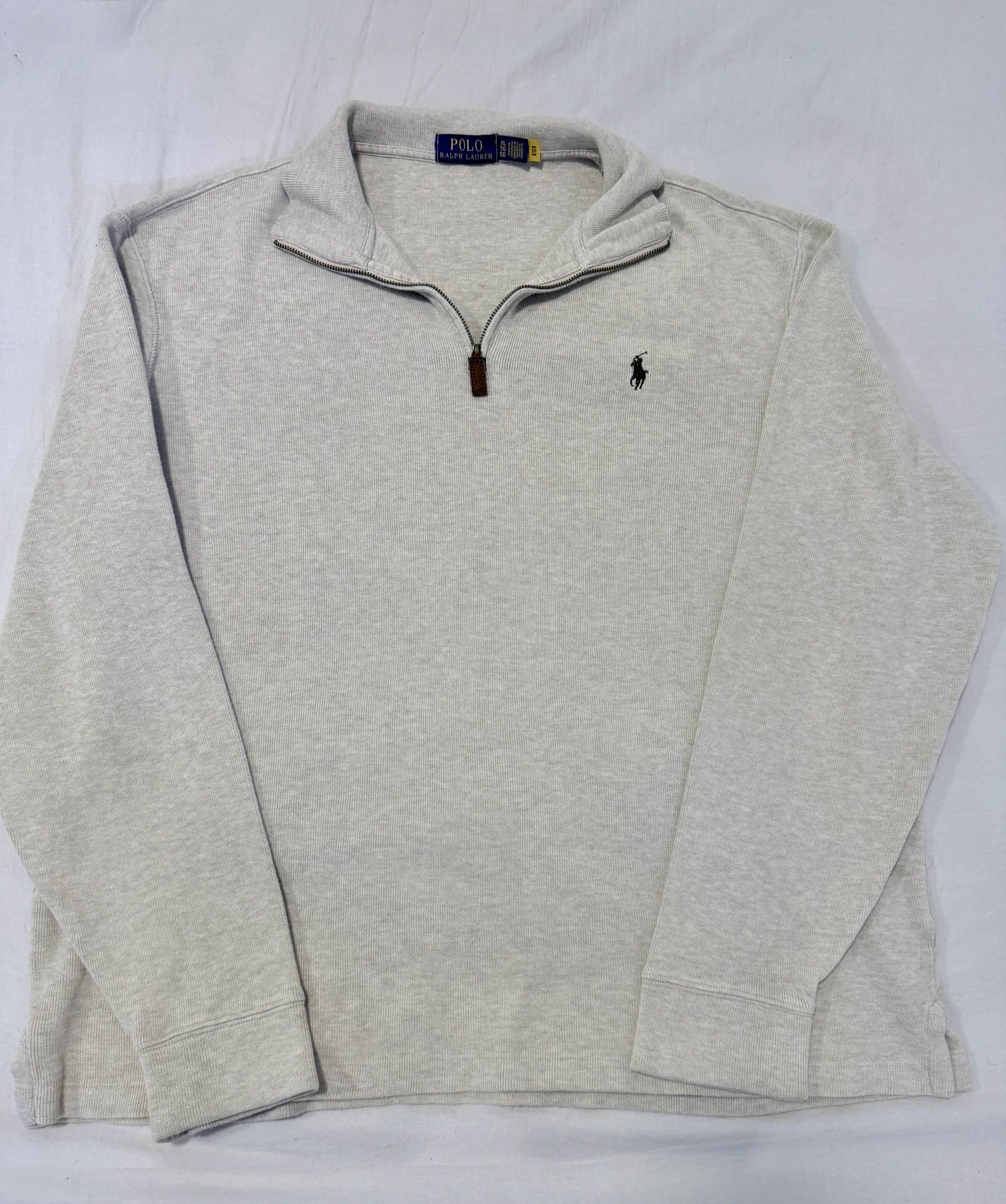 סריג quarter zip שמנת · Polo Ralph Lauren