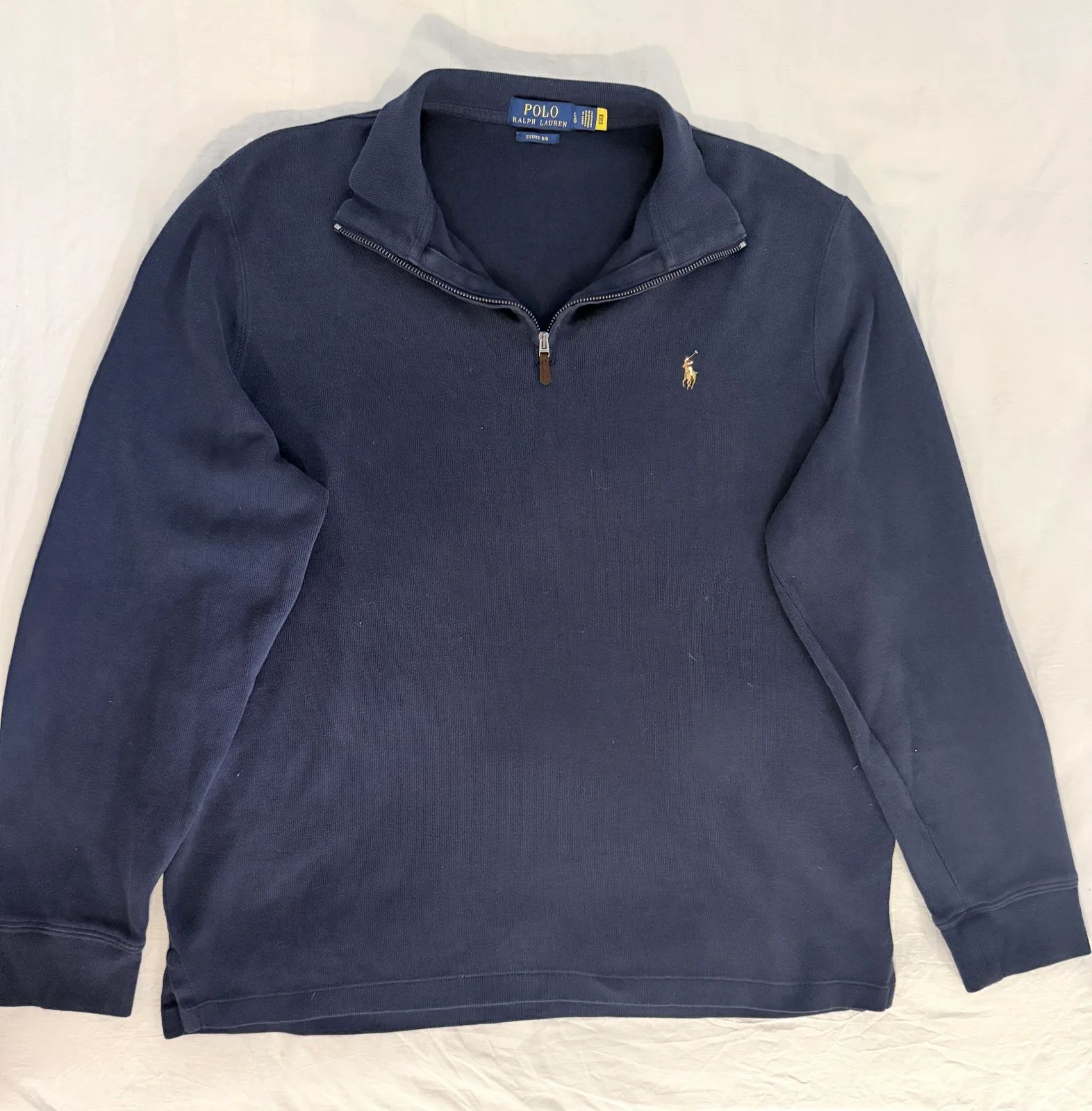 סריג quarter zip נייבי · Polo Ralph Lauren