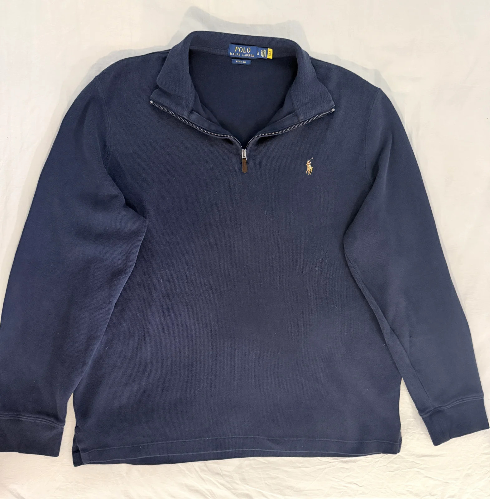 Navy Quarter-Zip Sweater · Polo Ralph Lauren