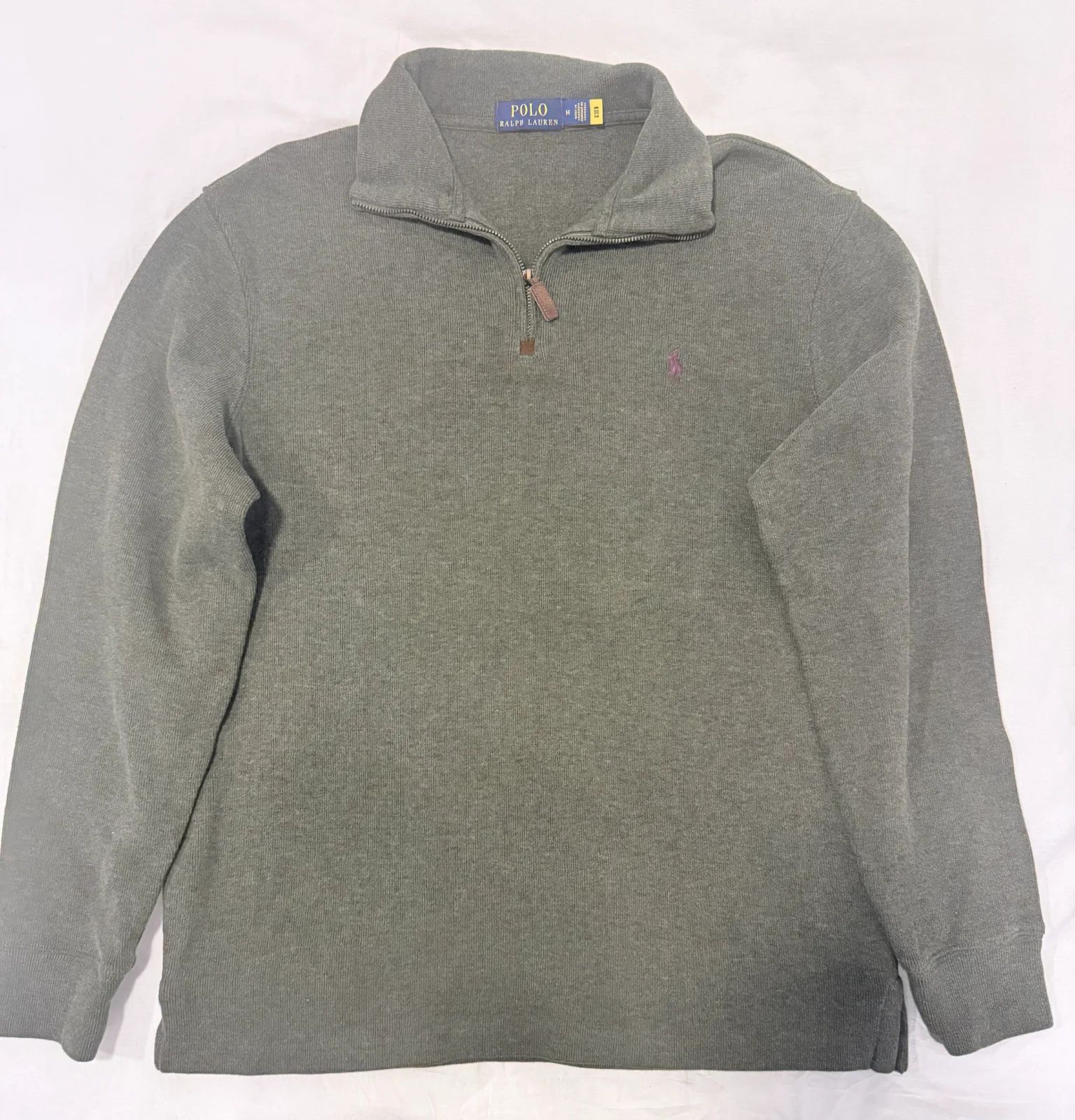 סריג quarter zip ירוק · Polo Ralph Lauren