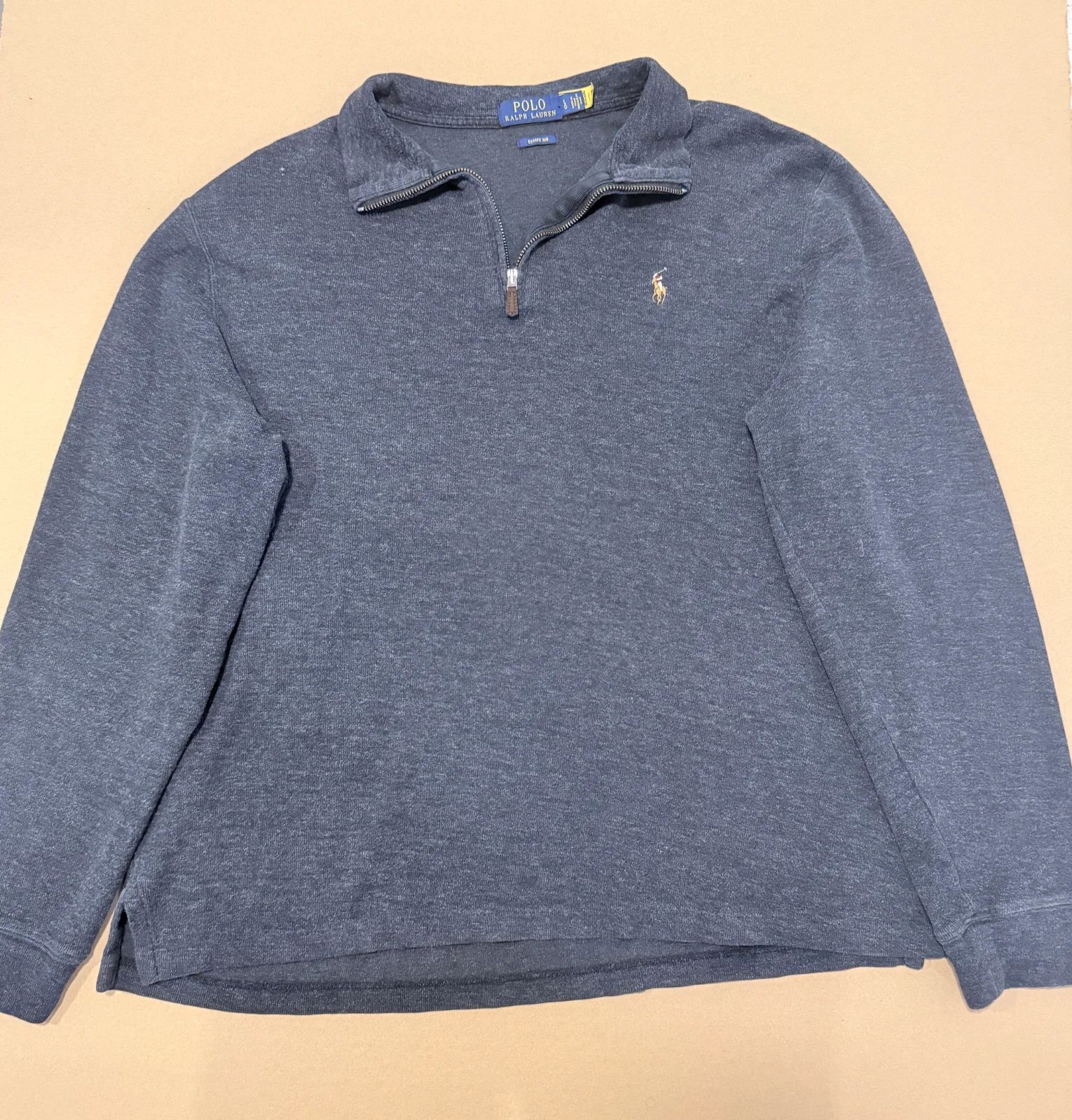 סריג quarter zip אפור כהה · Polo Ralph Lauren
