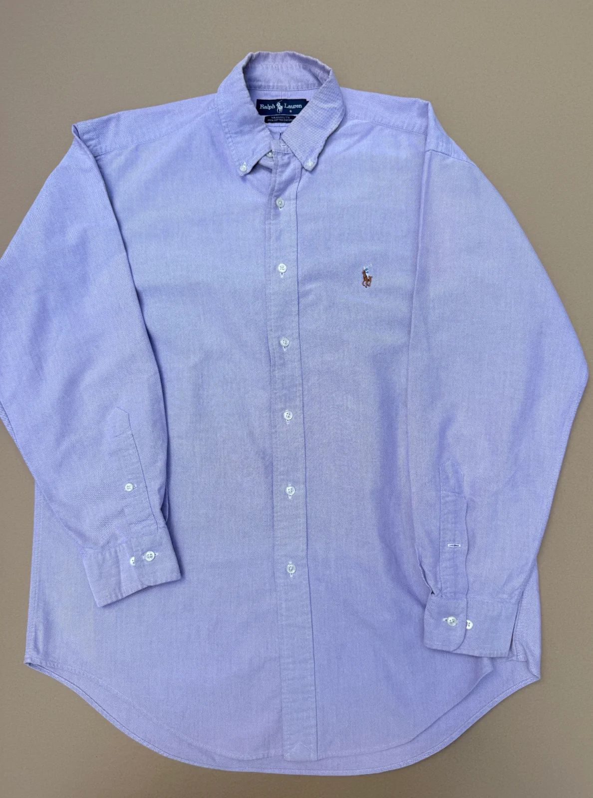 חולצה מכופתרת שרוול ארוך סגולה · Polo Ralph Lauren