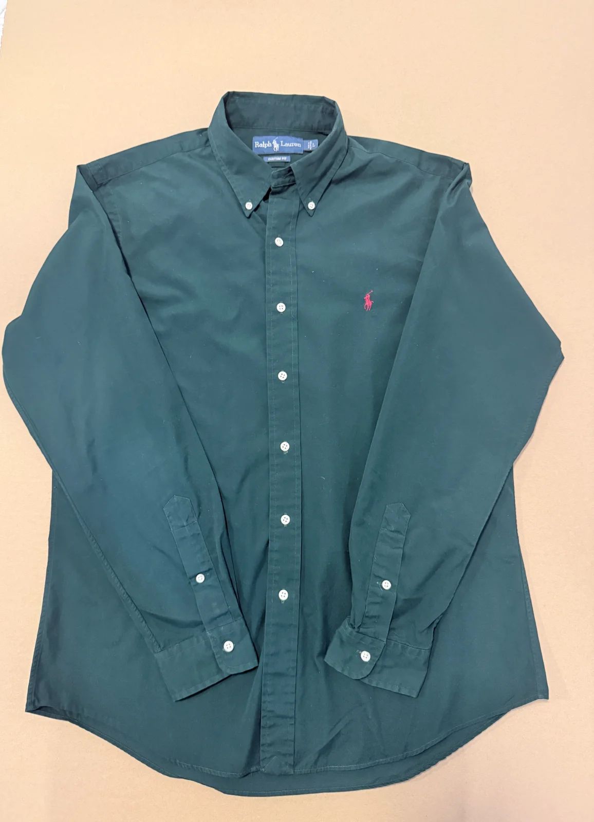 חולצה מכופתרת ירוק כהה · Polo Ralph Lauren