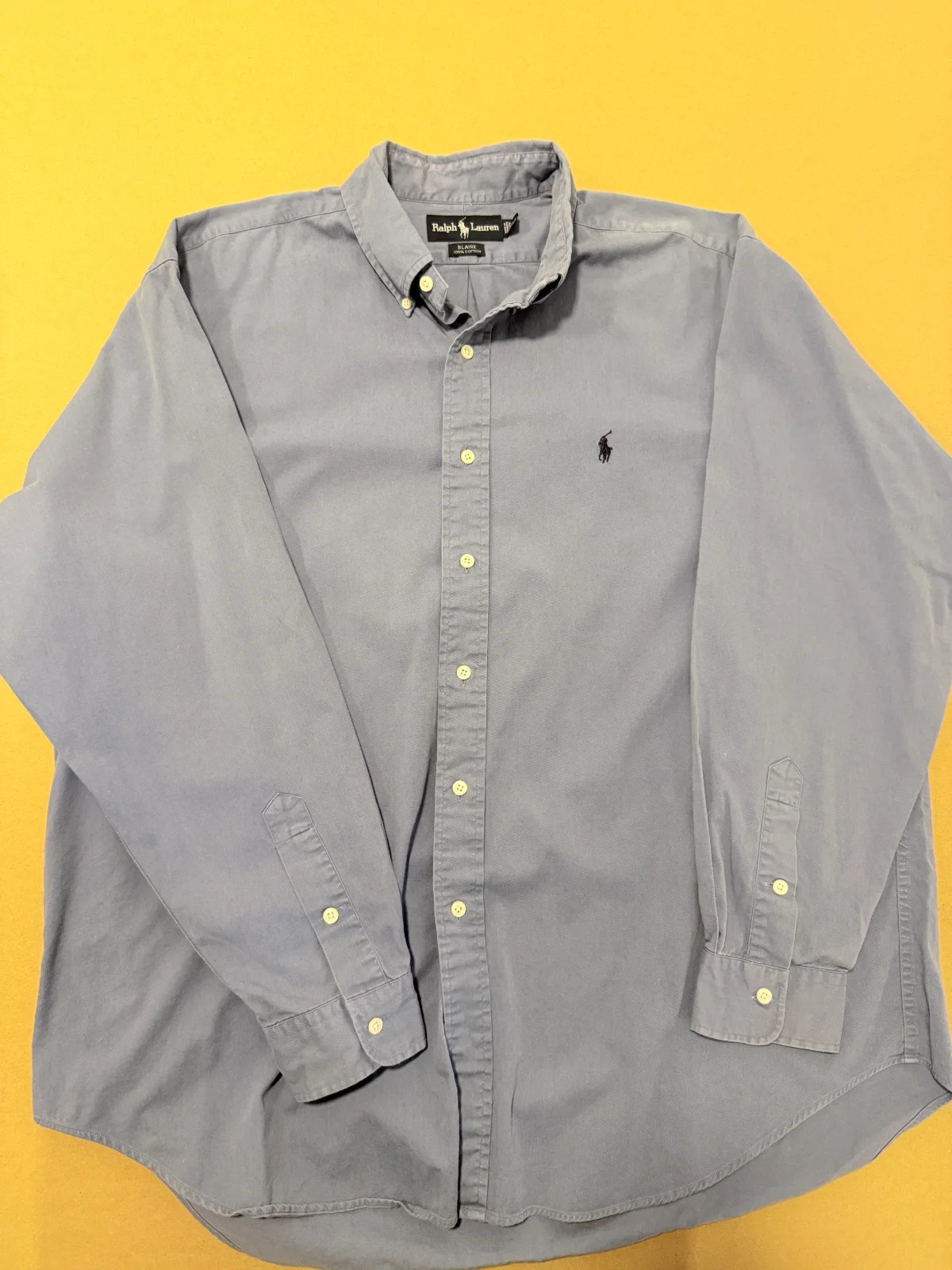 חולצה מכופתרת אוקספורד כחולה · Polo Ralph Lauren