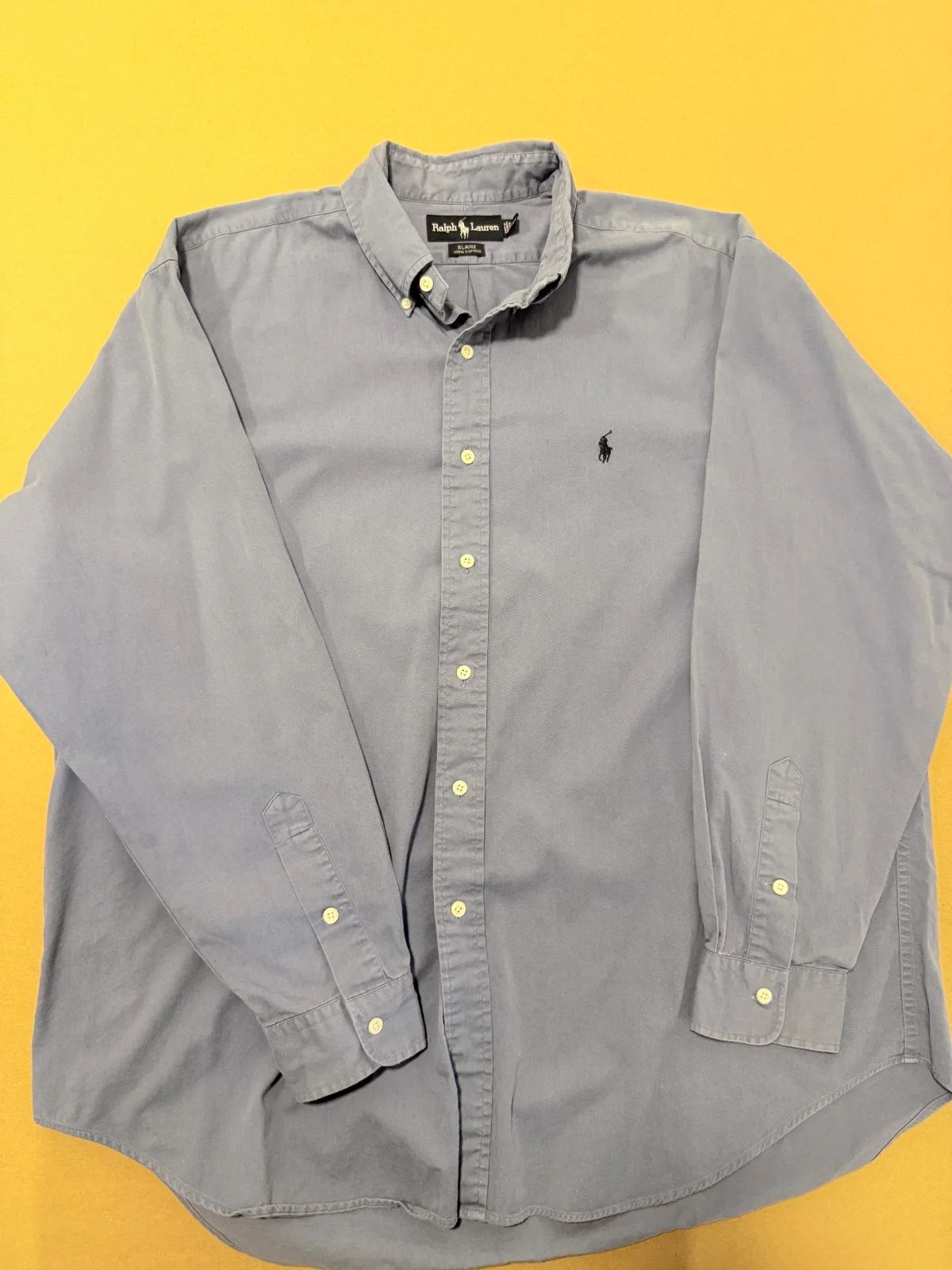 חולצה מכופתרת אוקספורד כחולה · Polo Ralph Lauren