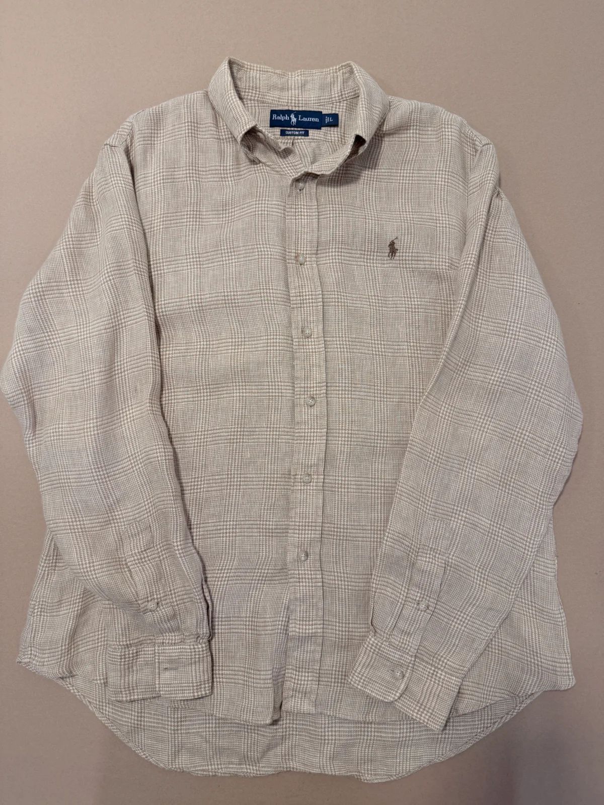חולצת פשתן משובצת · Polo Ralph Lauren