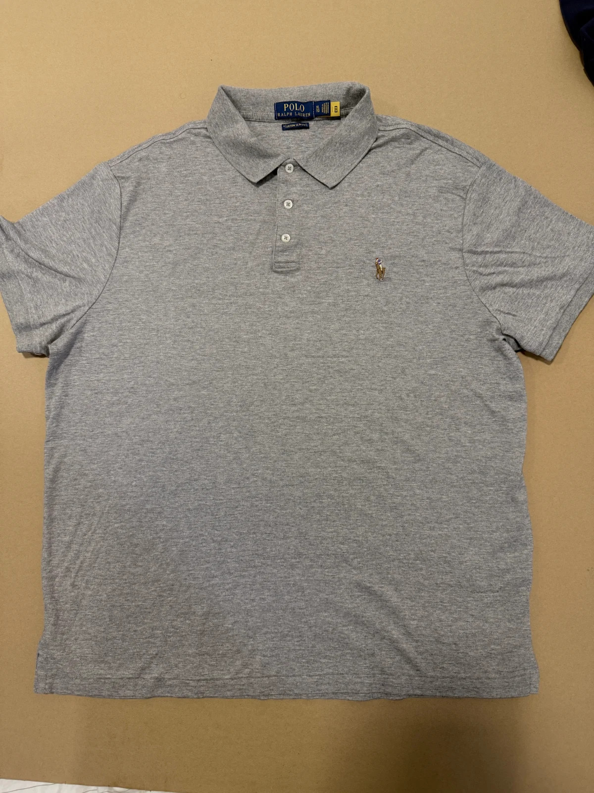 חולצת פולו אפורה · Polo Ralph Lauren
