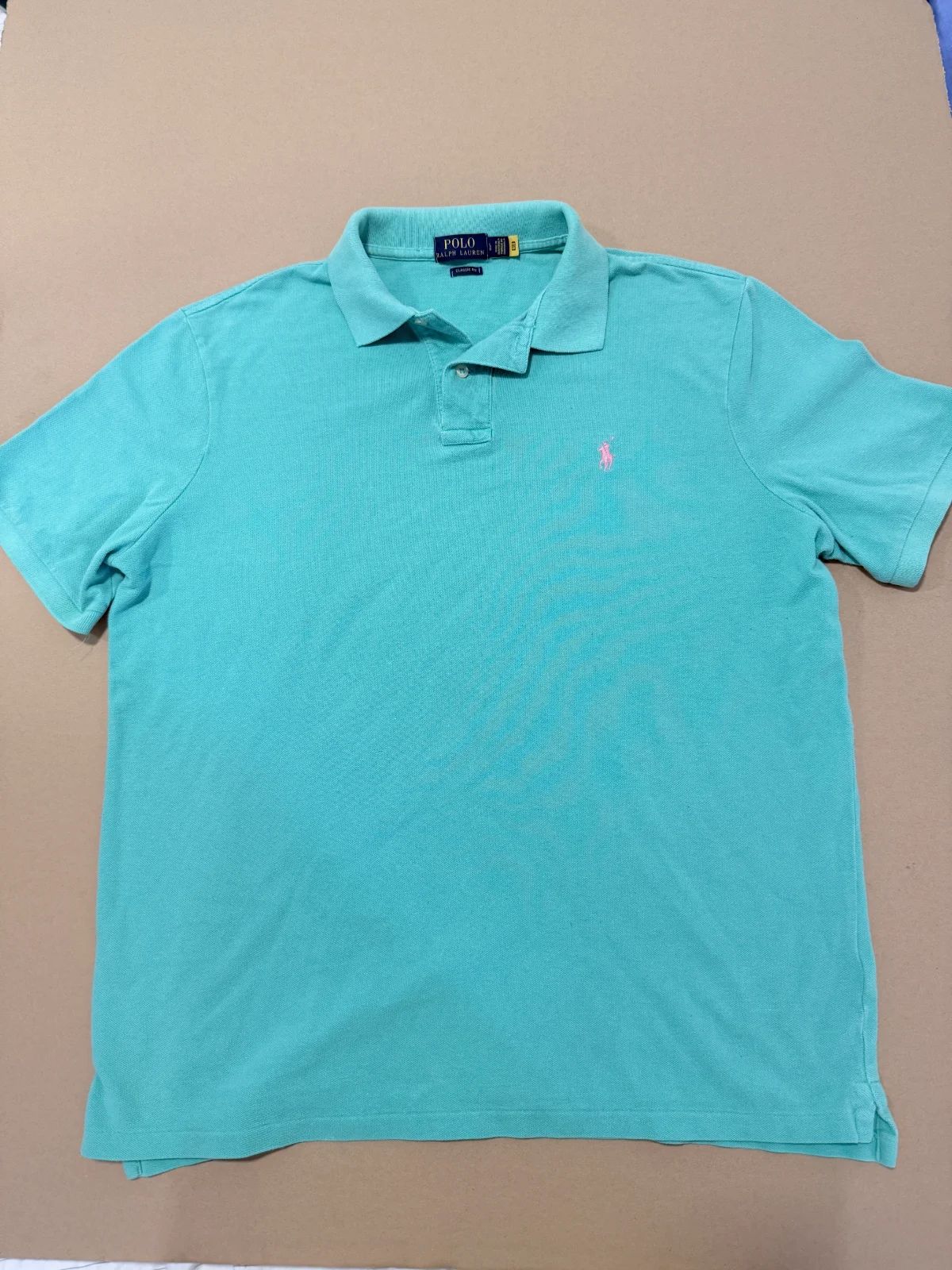 חולצת פולו טורקיז · Polo Ralph Lauren