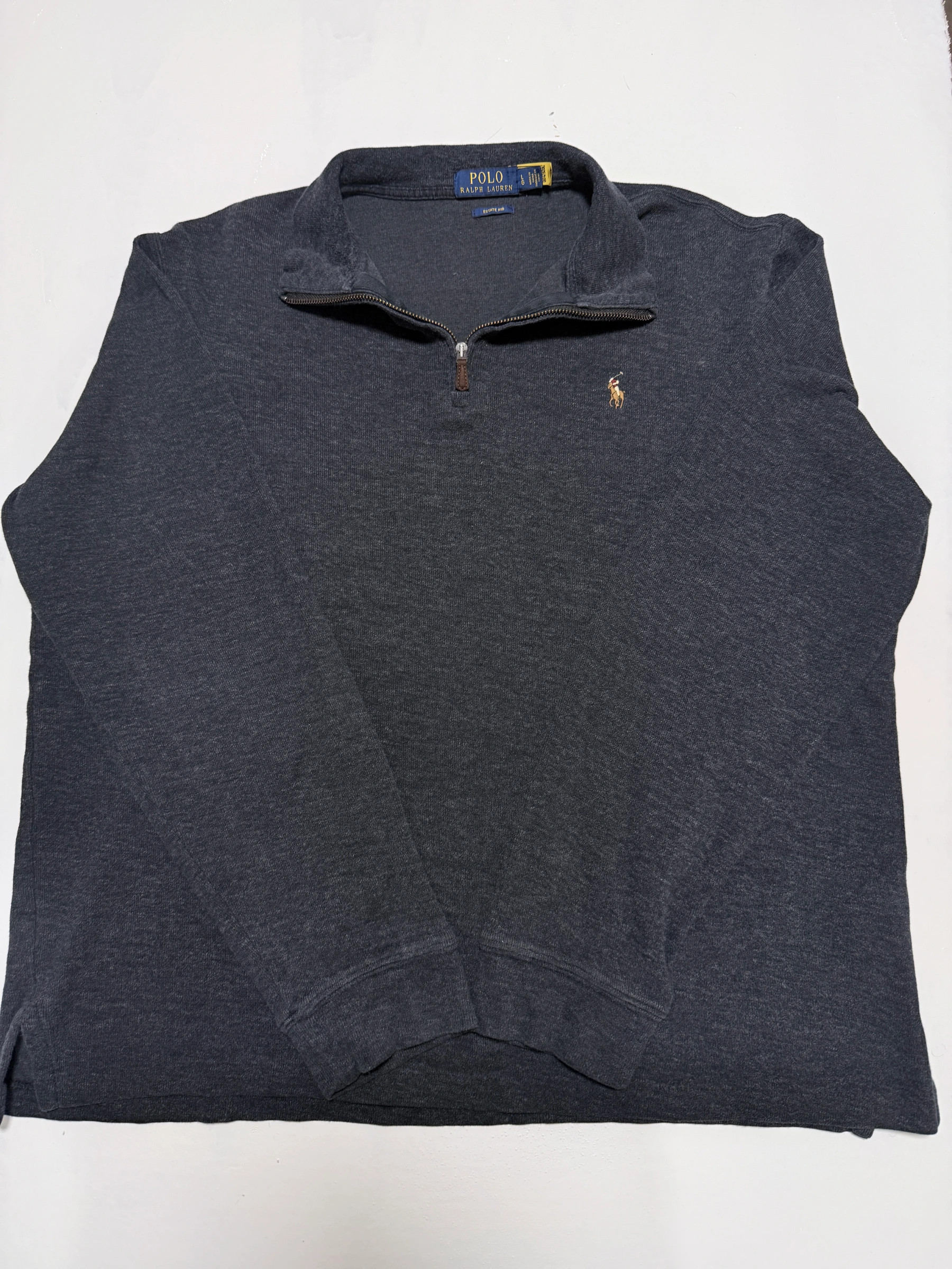 Dark Grey Quarter-Zip Sweater · Polo Ralph Lauren