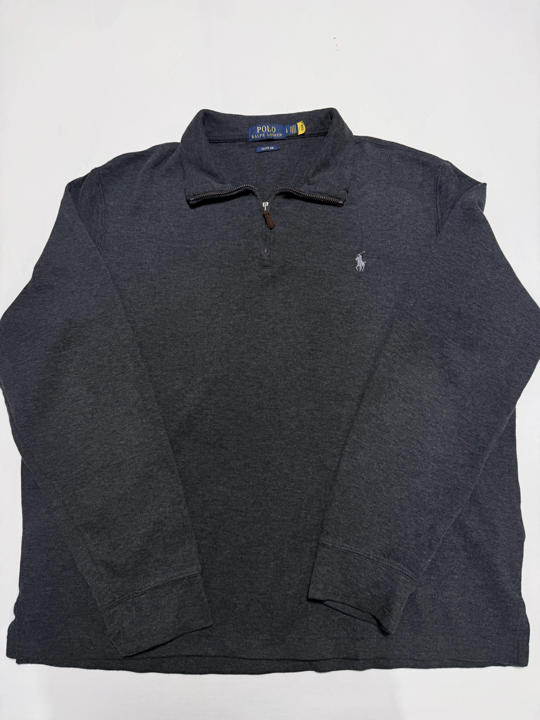 סריג quarter zip אפור כהה · Polo Ralph Lauren