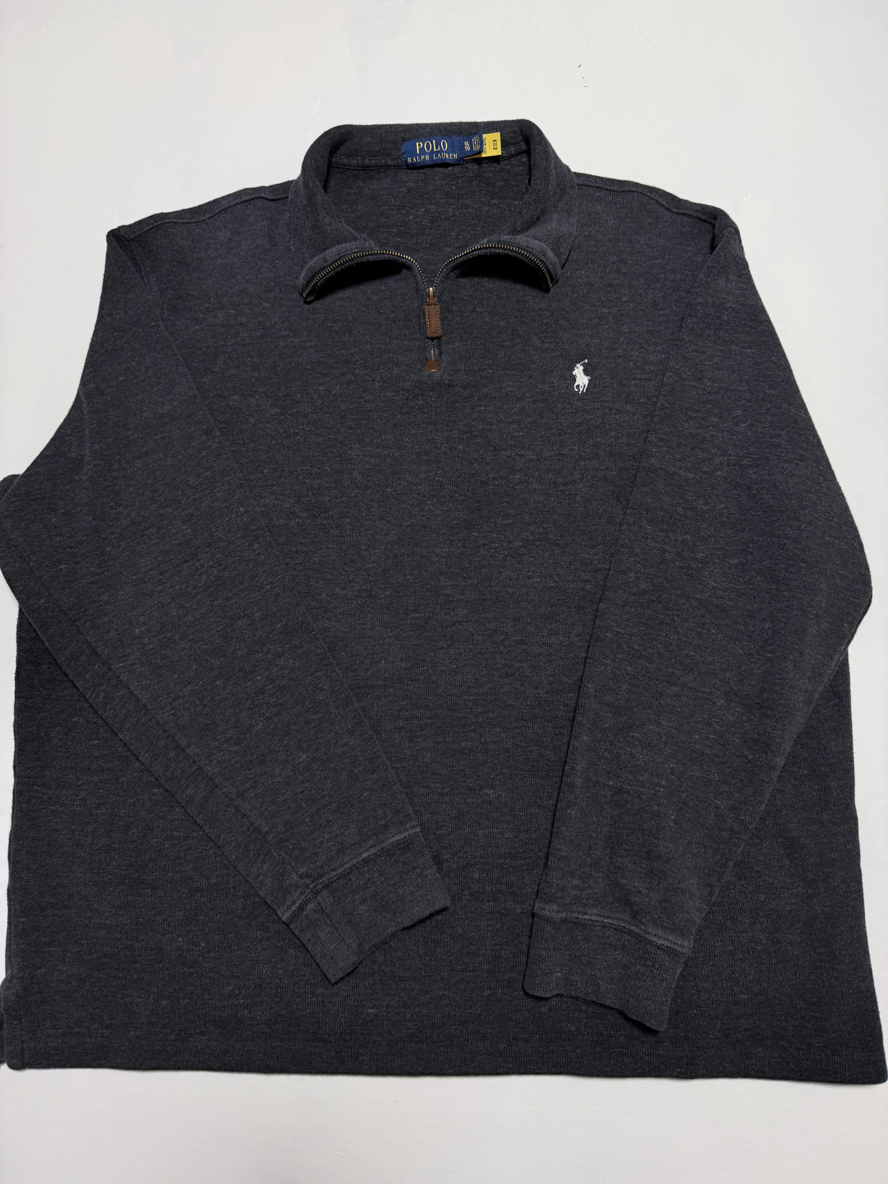 סריג quarter zip אפור כהה · Polo Ralph Lauren
