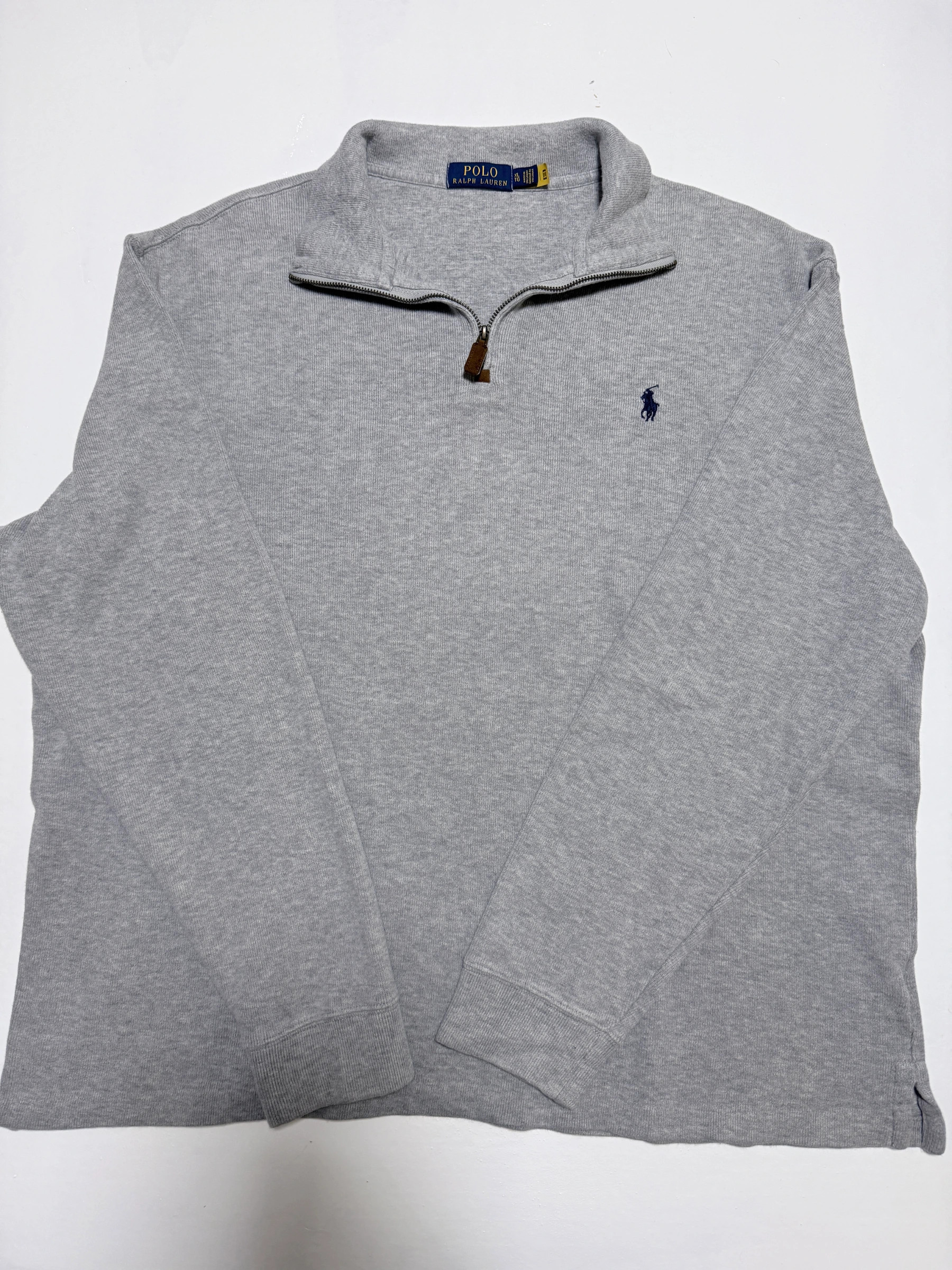 סריג quarter zip אפור · Polo Ralph Lauren