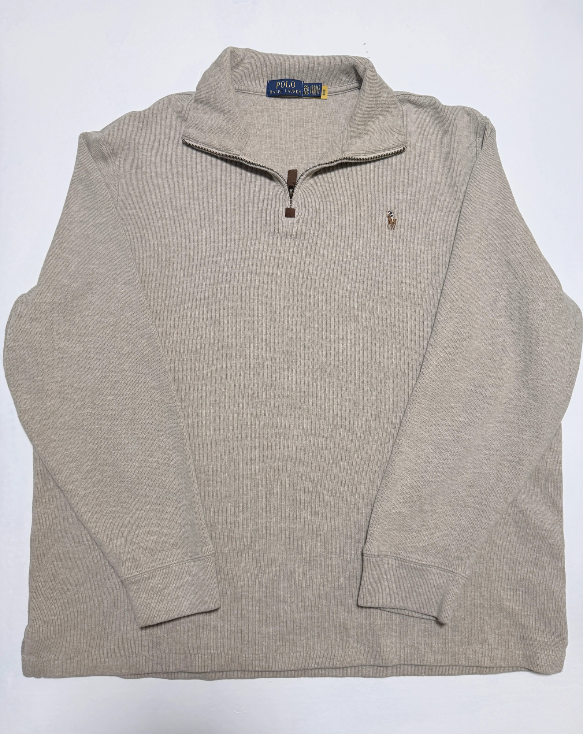 סריג quarter zip שמנת · Polo Ralph Lauren