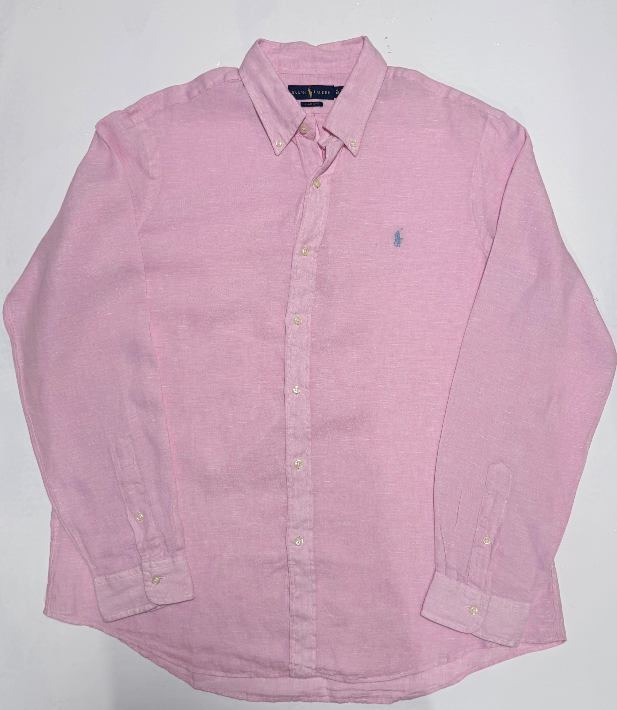 חולצת פשתן ורודה · Polo Ralph Lauren