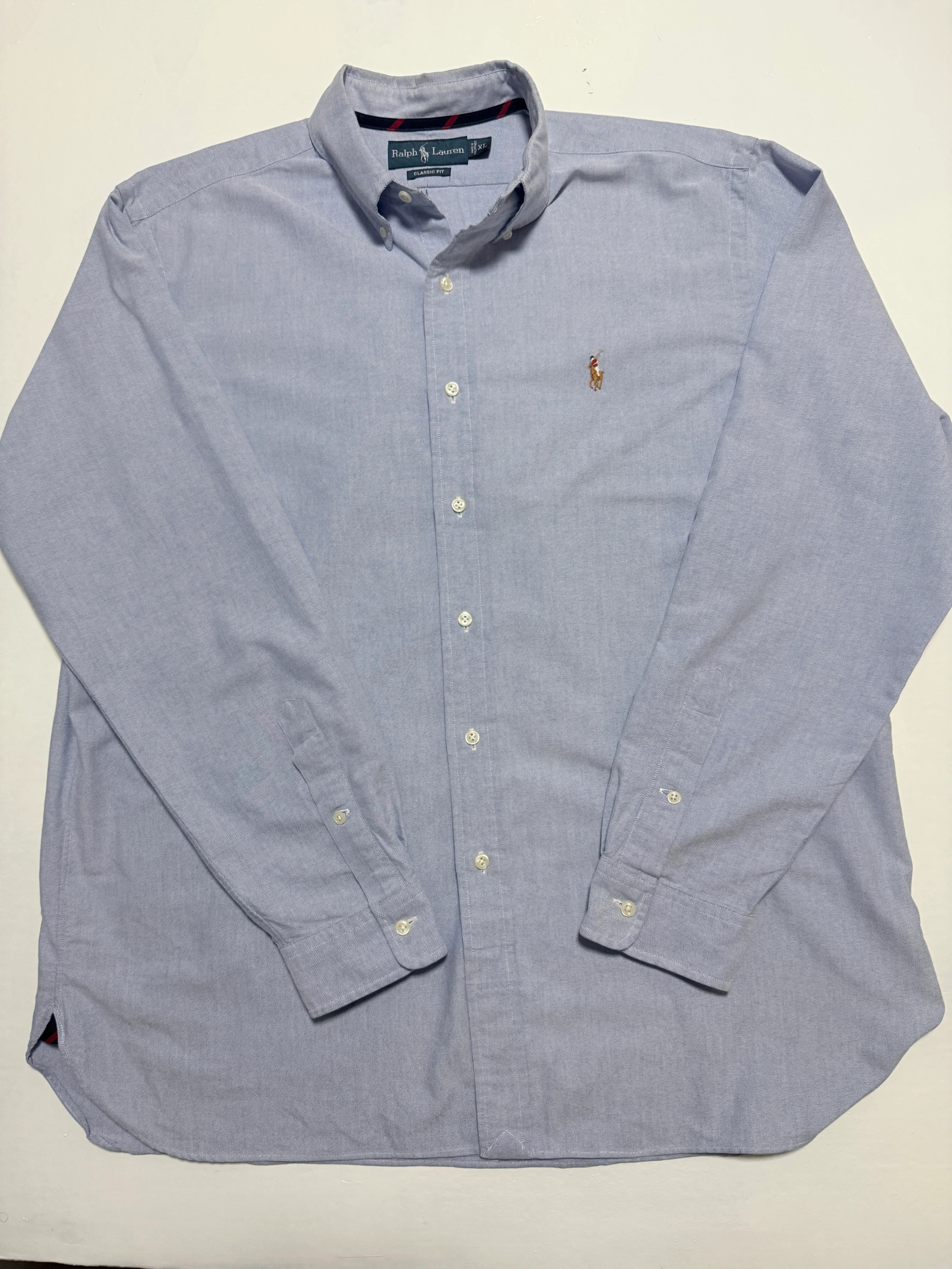 חולצה מכופתרת כחול אפור · Polo Ralph Lauren