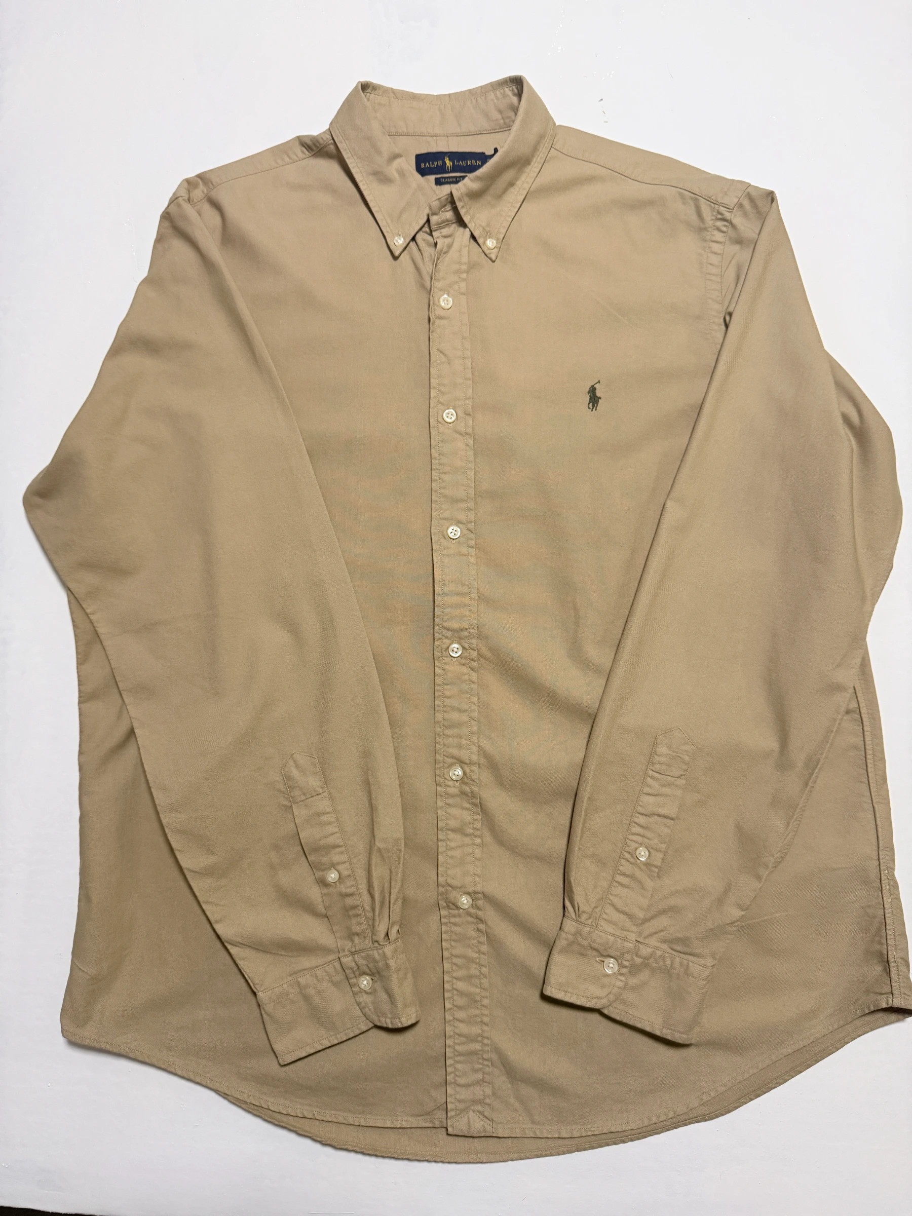 חולצה מכופתרת בז' · Polo Ralph Lauren