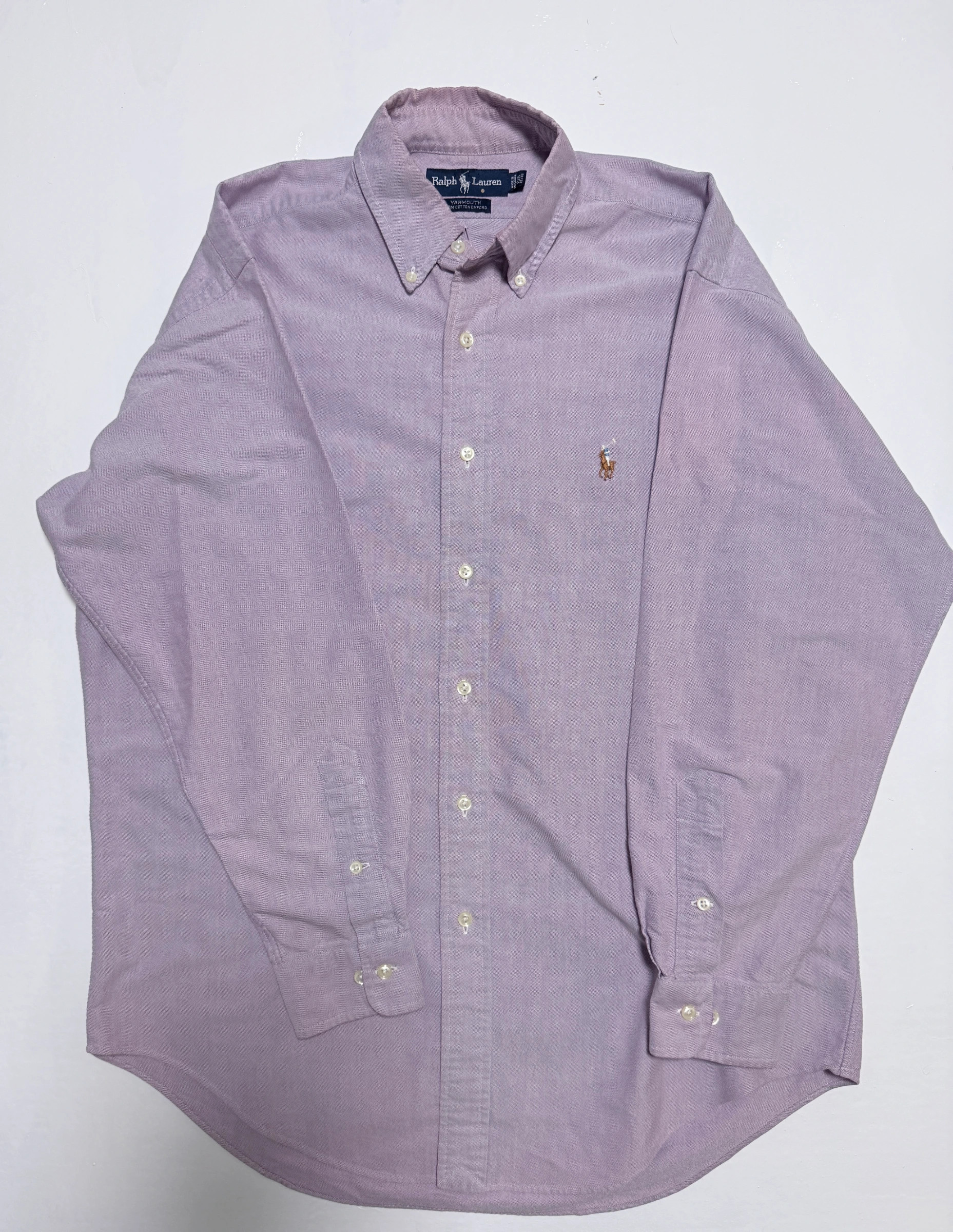 חולצה מכופתרת שרוול ארוך סגולה · Polo Ralph Lauren