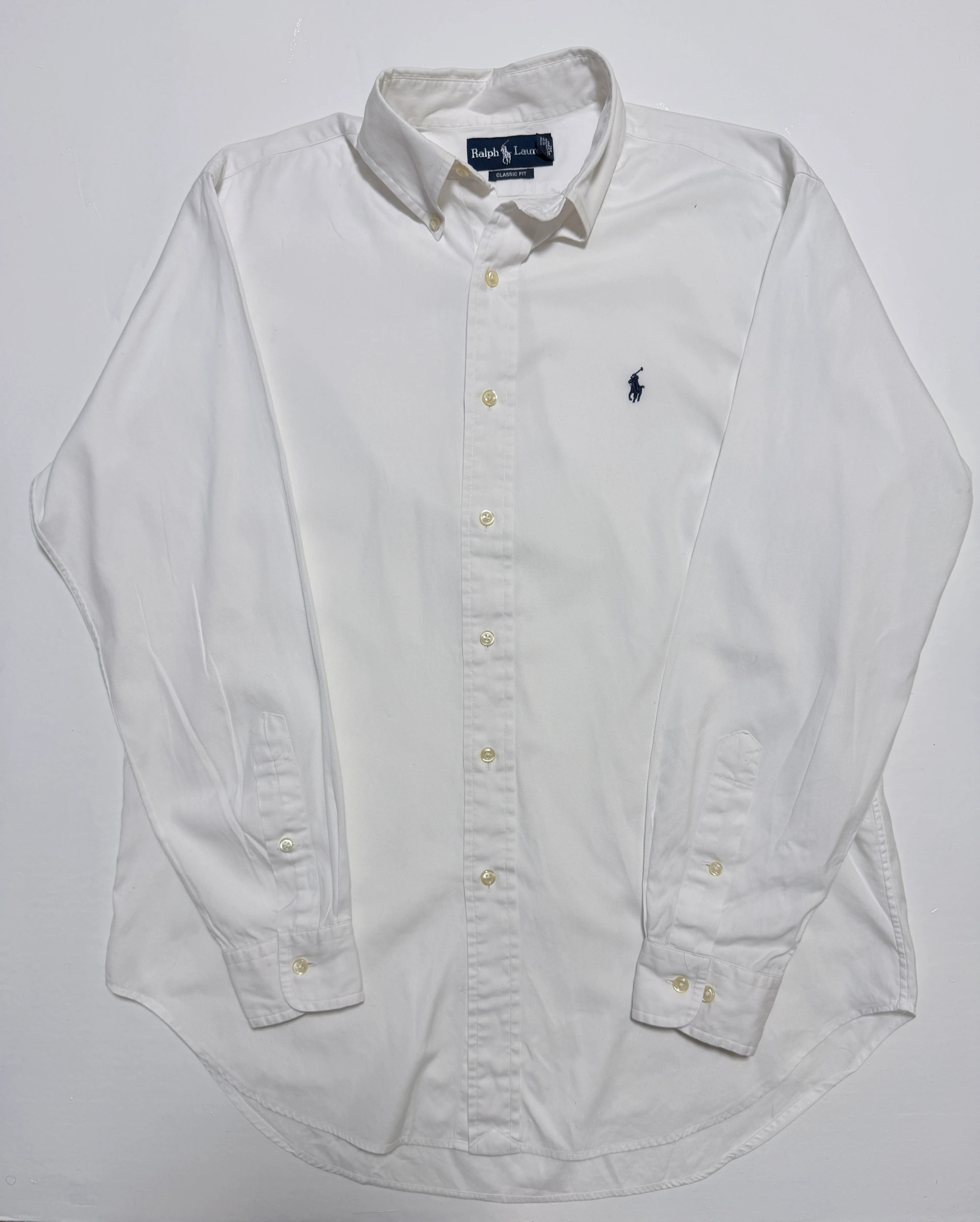 חולצה מכופתרת שרוול ארוך לבנה · Polo Ralph Lauren
