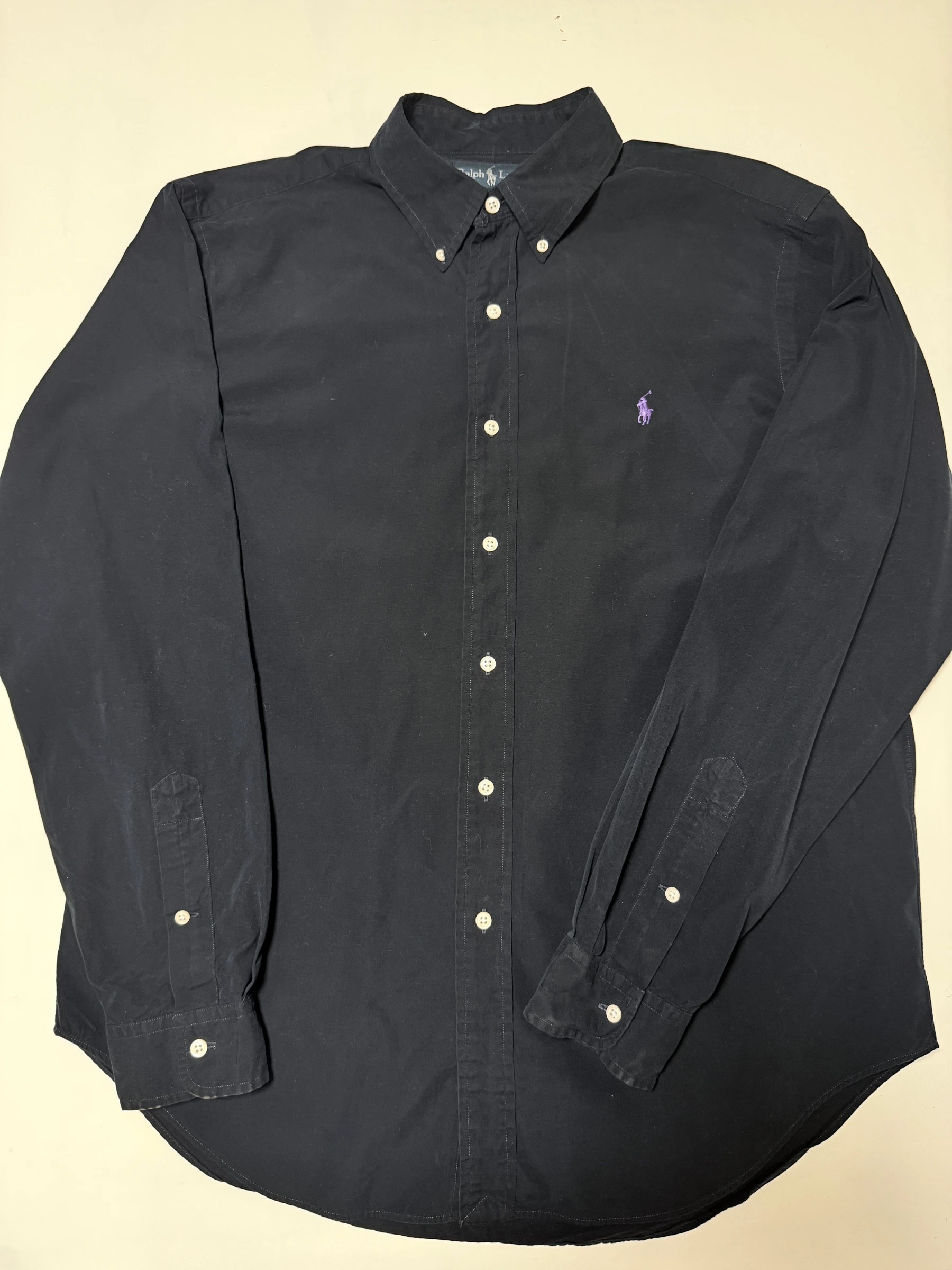 חולצה מכופתרת שחורה · Polo Ralph Lauren