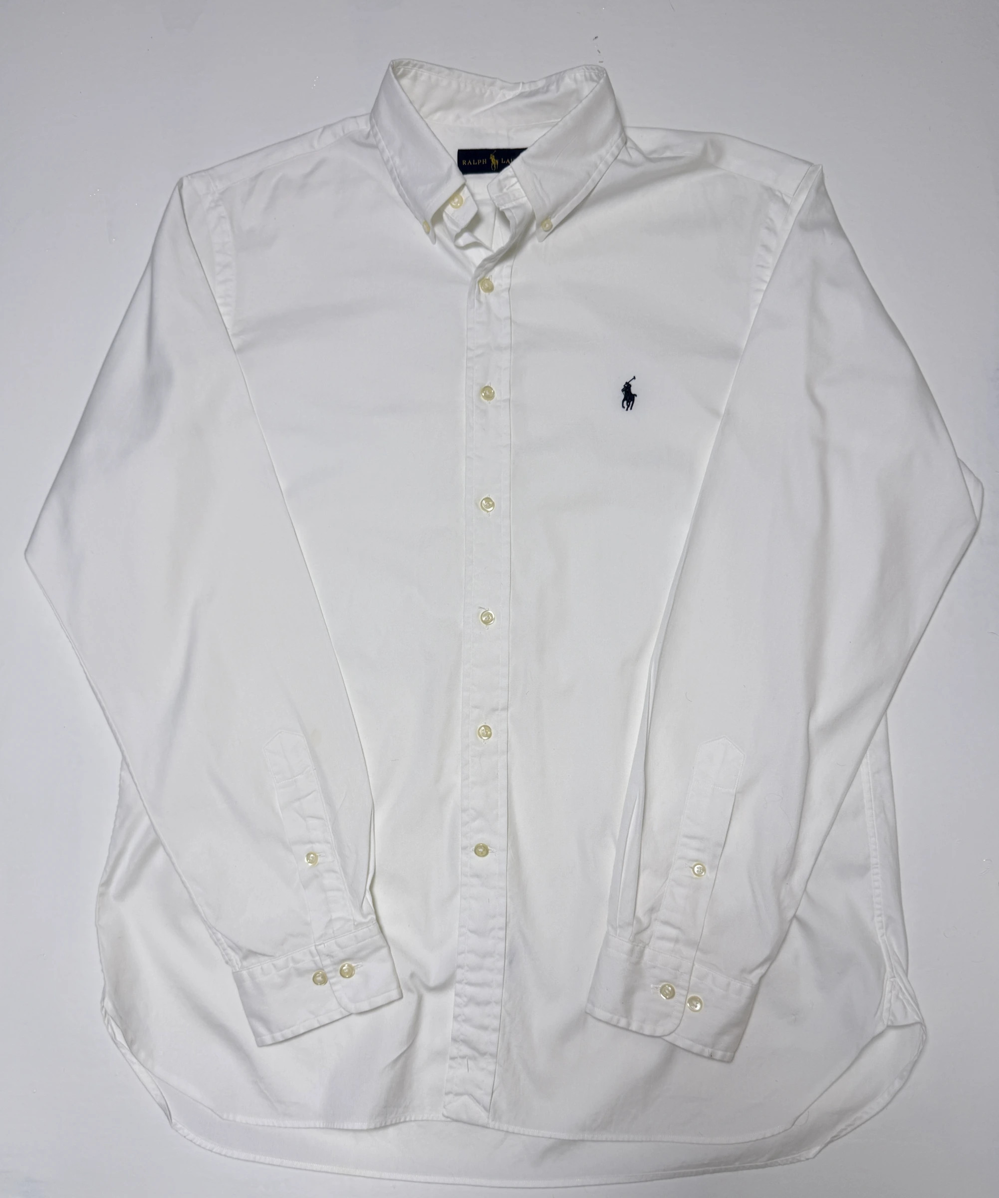 חולצה מכופתרת שרוול ארוך לבנה · Polo Ralph Lauren