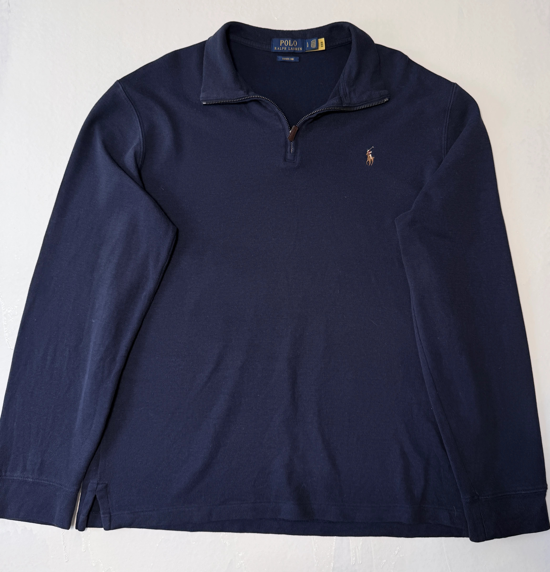 סריג quarter zip נייבי · Polo Ralph Lauren