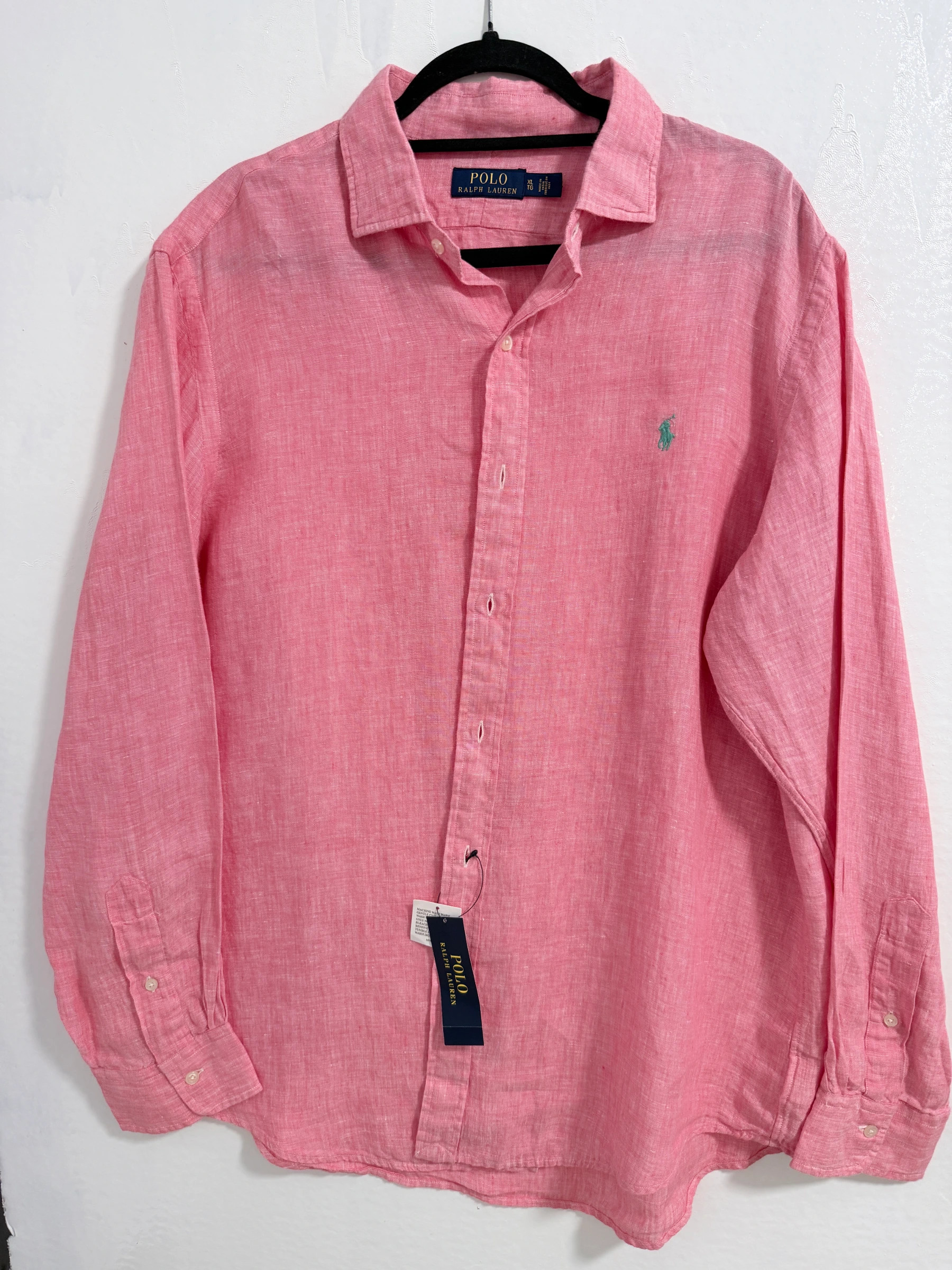 Pink Linen Shirt · Polo Ralph Lauren