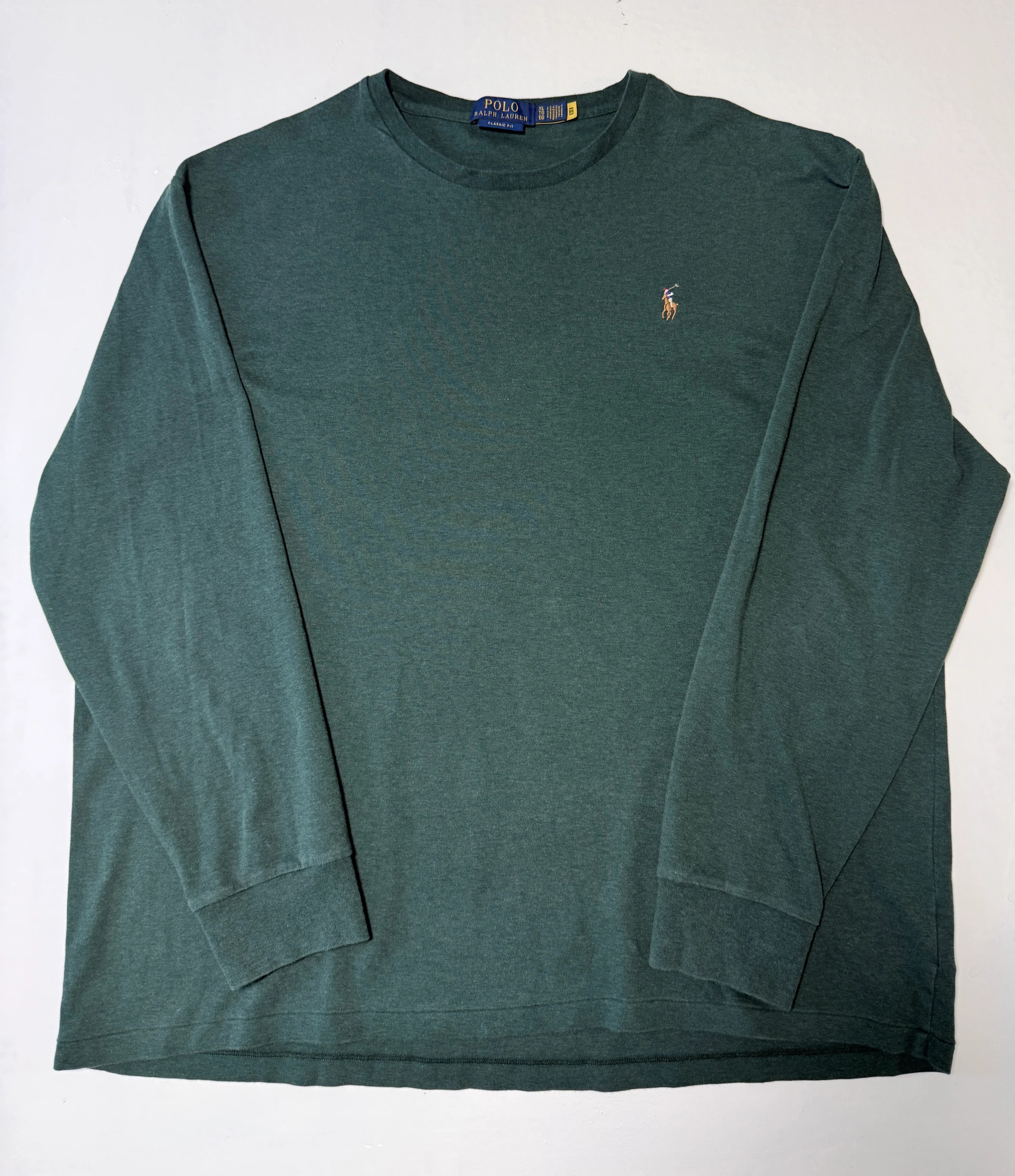 טי-שירט שרוול ארוך ירוק כהה · Polo Ralph Lauren