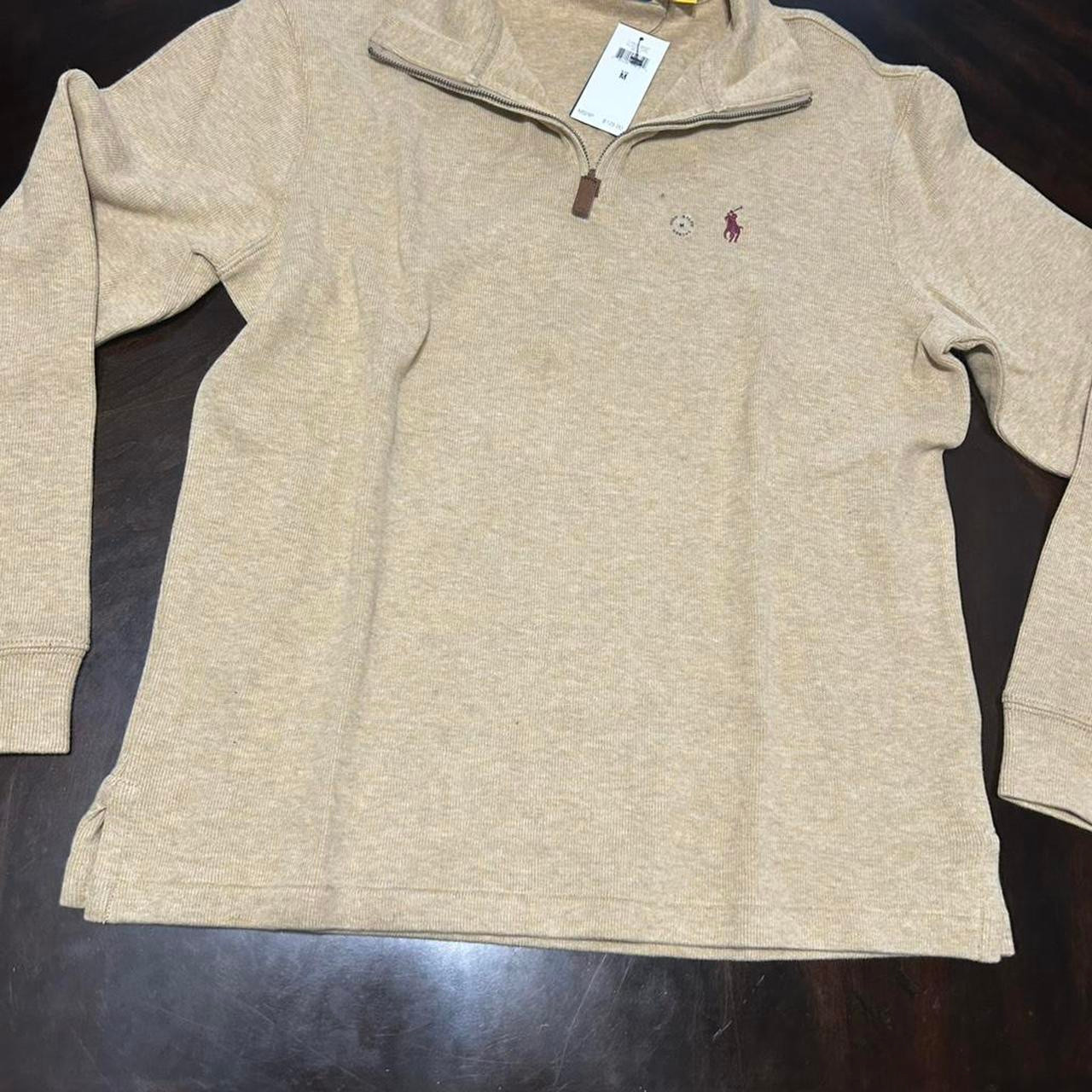 Beige Quarter-Zip Sweater · Polo Ralph Lauren