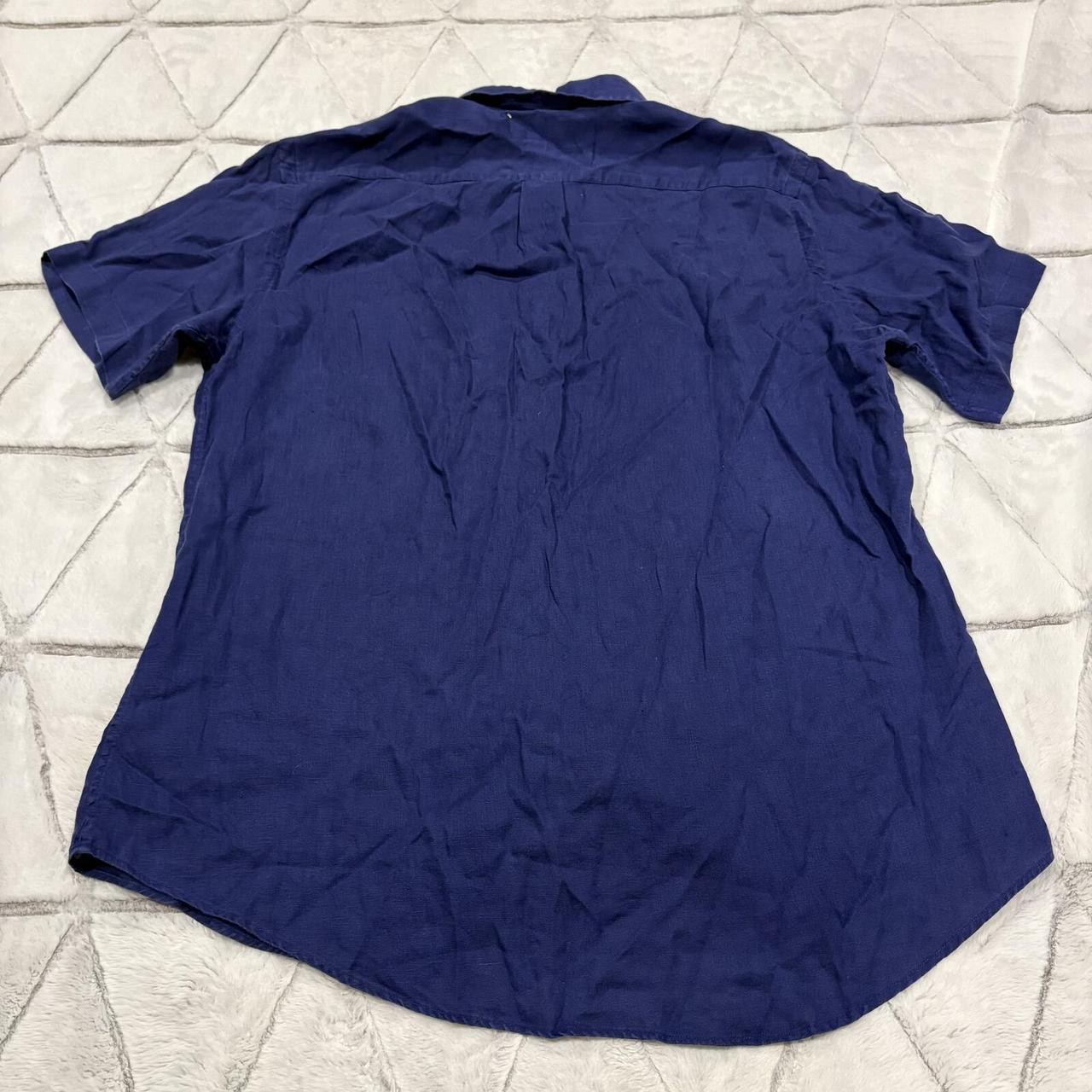 Navy Linen Shirt · Polo Ralph Lauren