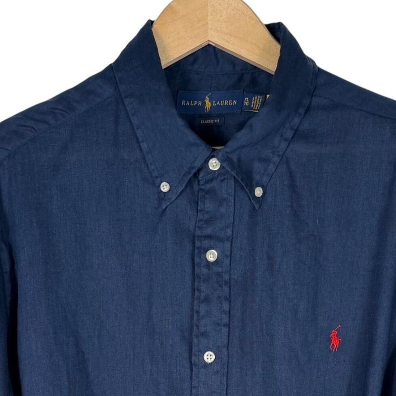 Navy Linen Shirt · Polo Ralph Lauren