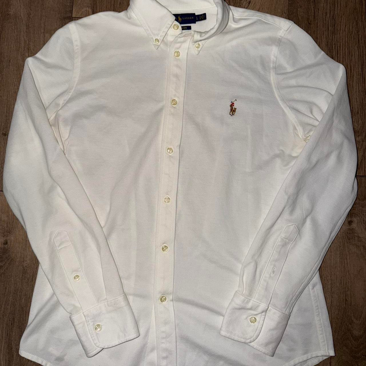 White Knit Oxford Button-Down Shirt · Polo Ralph Lauren