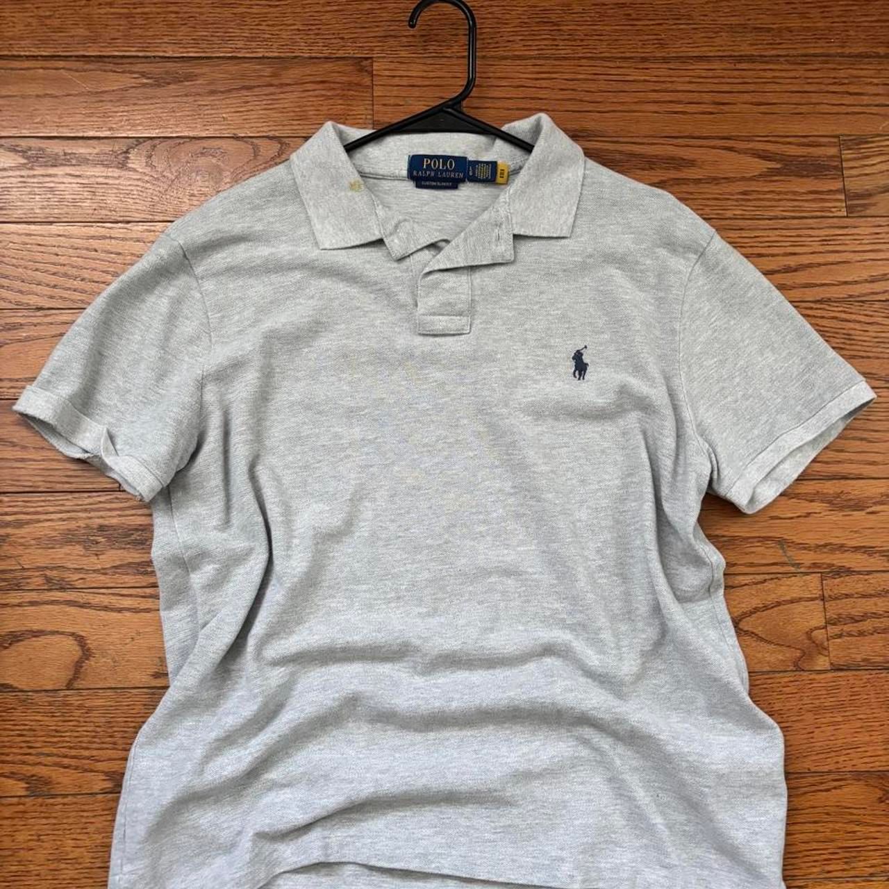 חולצת פולו אפורה · Polo Ralph Lauren