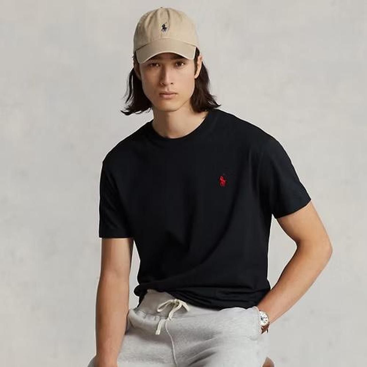 טי-שירט צווארון עגול שחור · Polo Ralph Lauren