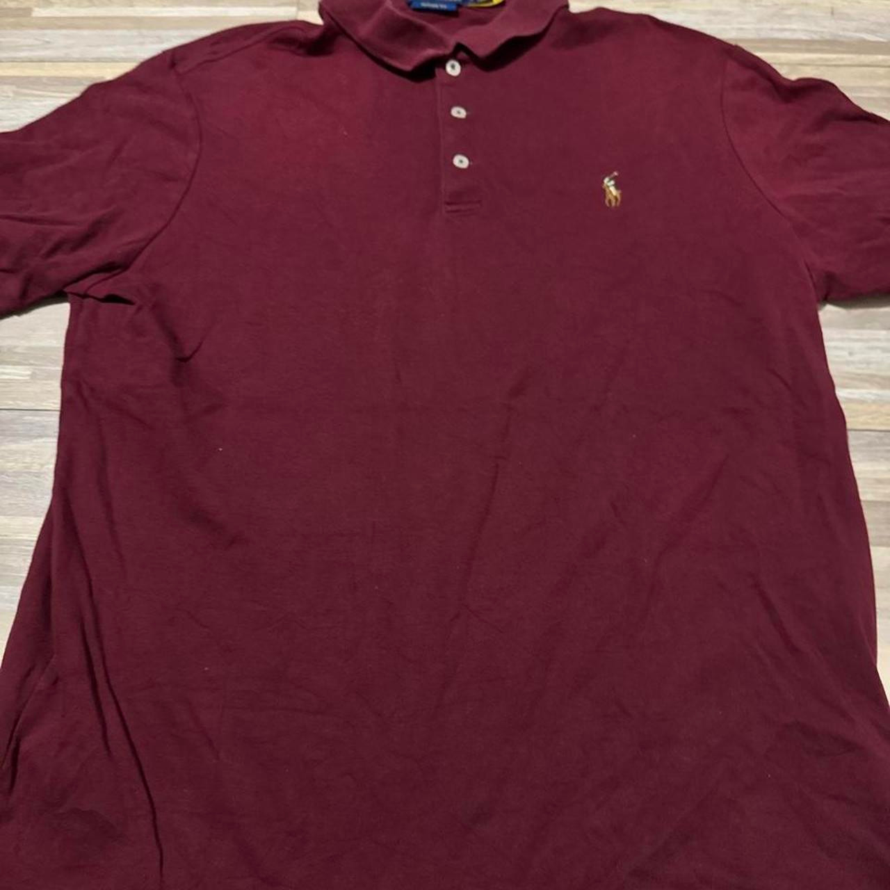 חולצת פולו בורדו · Polo Ralph Lauren