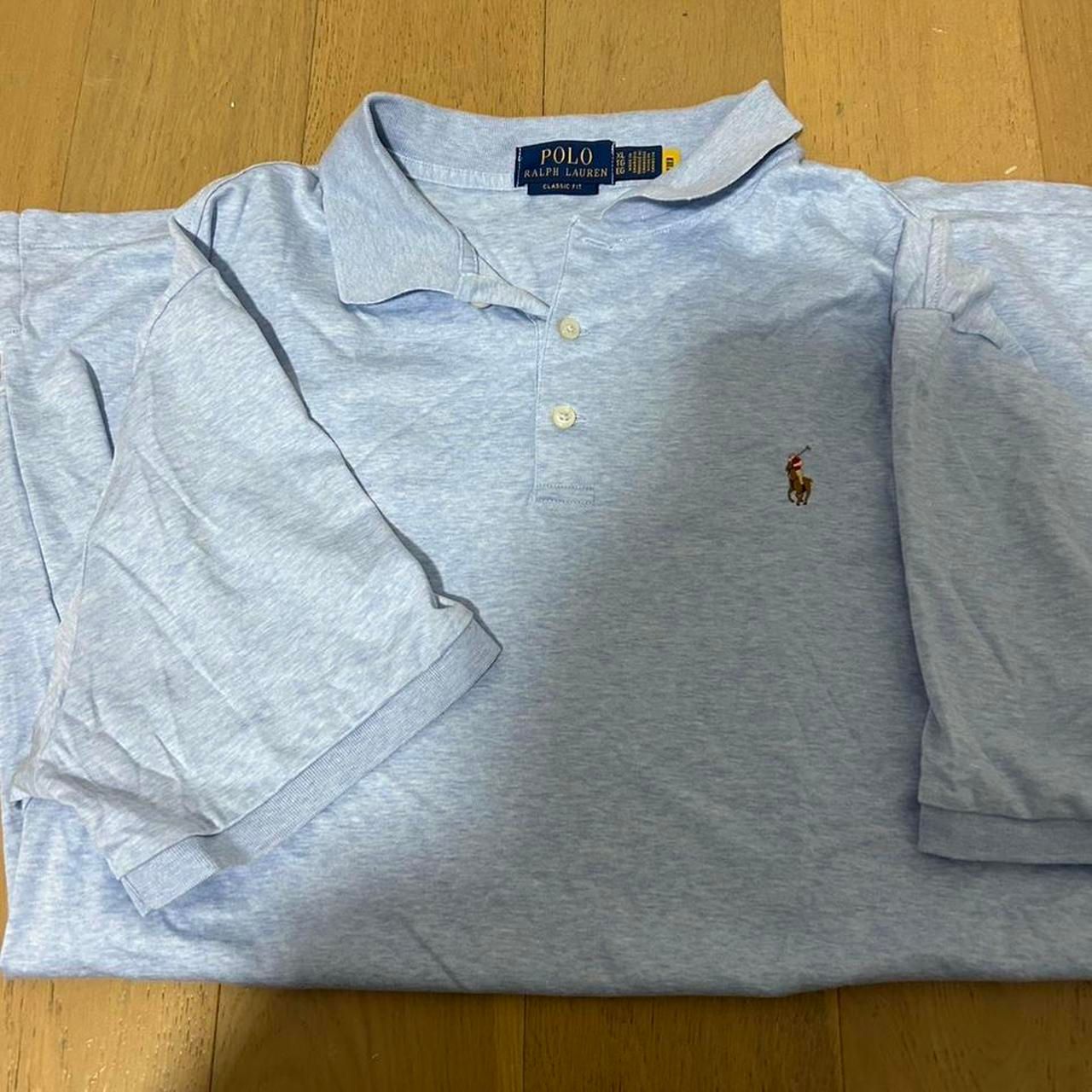 חולצת פולו אפורה · Polo Ralph Lauren