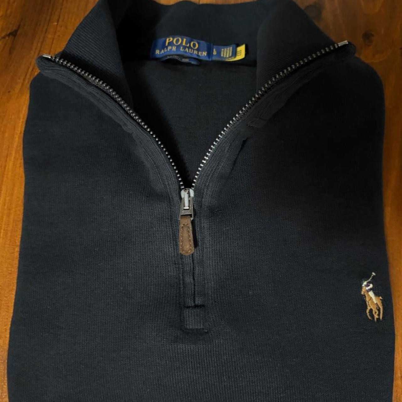 Black Quarter-Zip Sweater · Polo Ralph Lauren