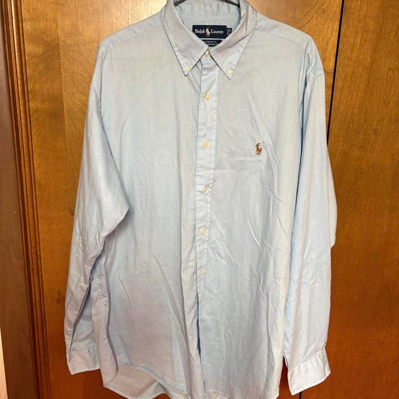 חולצה מכופתרת אוקספורד תכלת · Polo Ralph Lauren